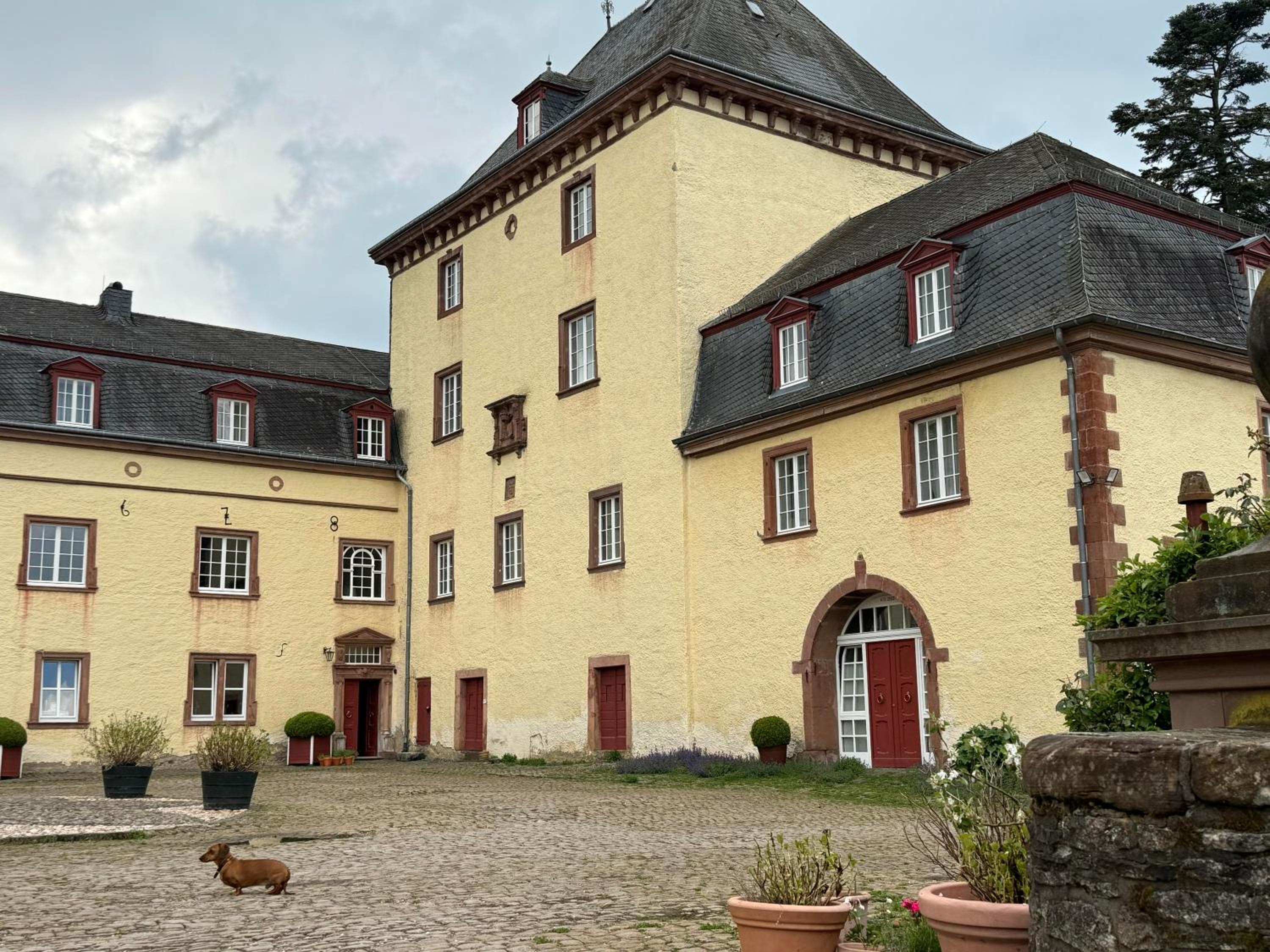 L' Extravagante im Garten von Schloss Schmidtheim