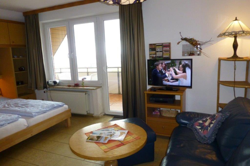 Studio mit Meerblick auf die Robbenbänke von Norderney, geschützter Südwestbalkon