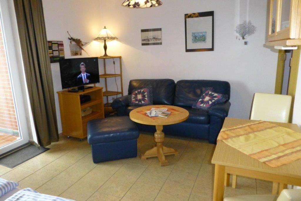 Studio mit Meerblick auf die Robbenbänke von Norderney, geschützter Südwestbalkon