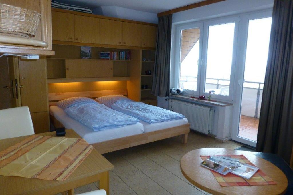Studio mit Meerblick auf die Robbenbänke von Norderney, geschützter Südwestbalkon