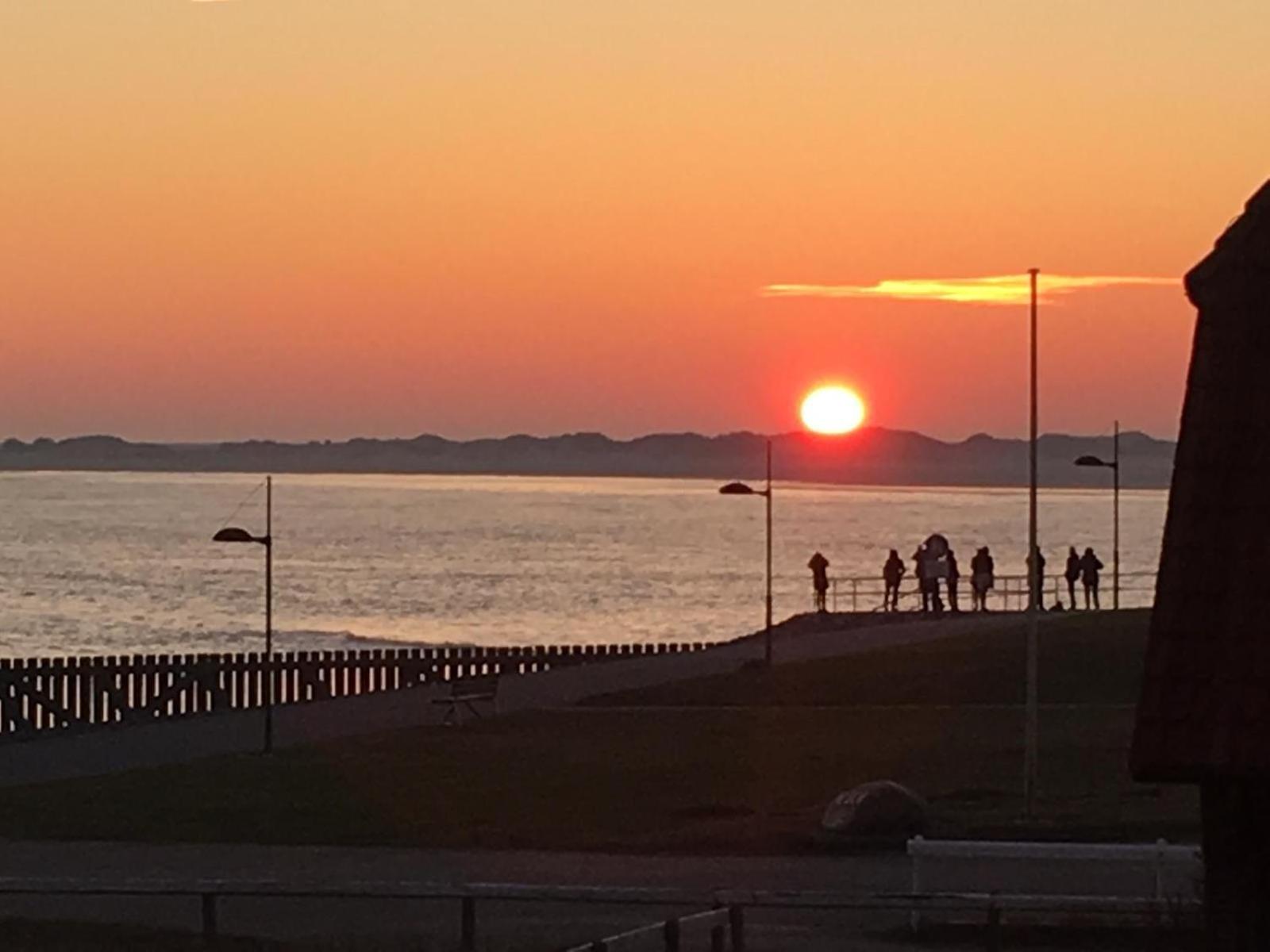 Studio mit Meerblick auf die Robbenbänke von Norderney, geschützter Südwestbalkon