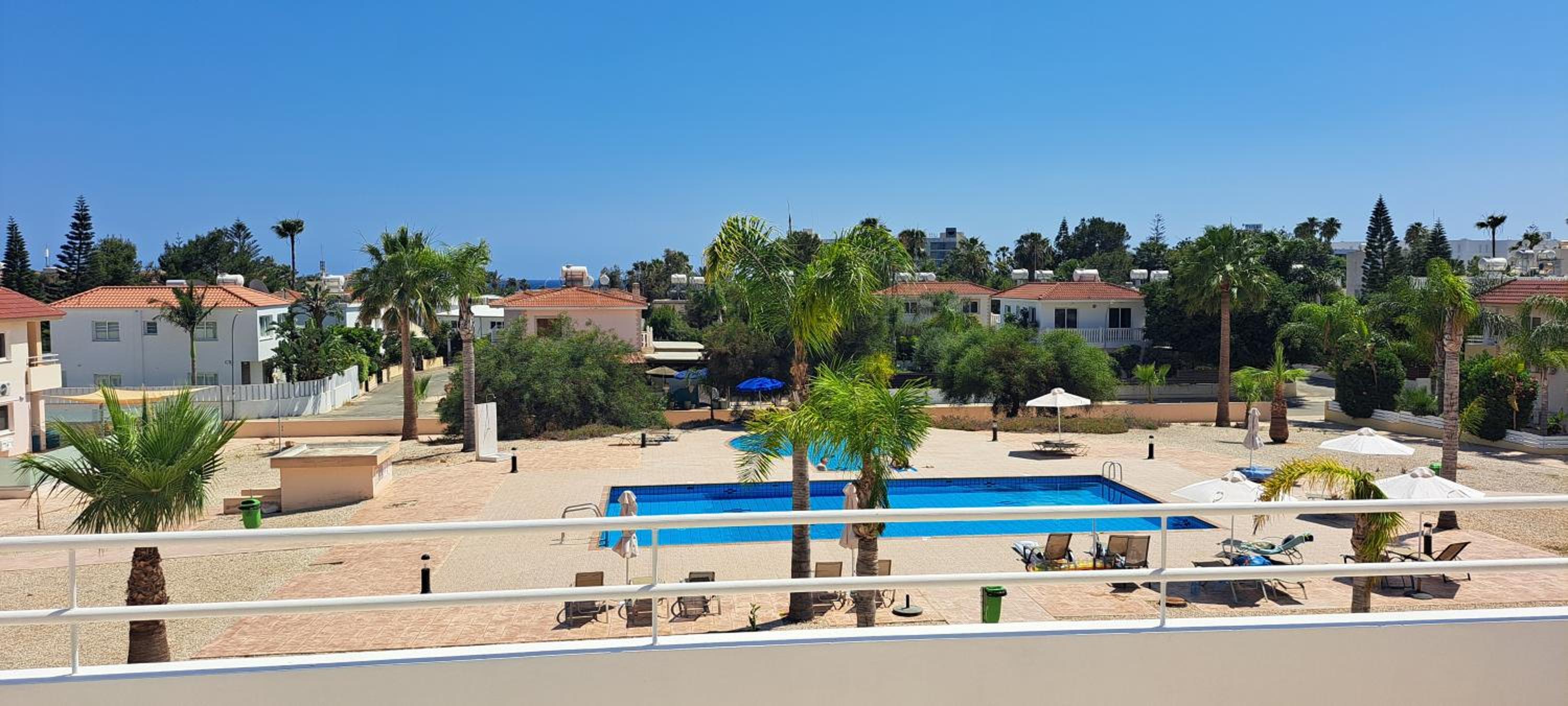 Nissi 3 Pool View 2 Bedroom Apartment with Large Veranda