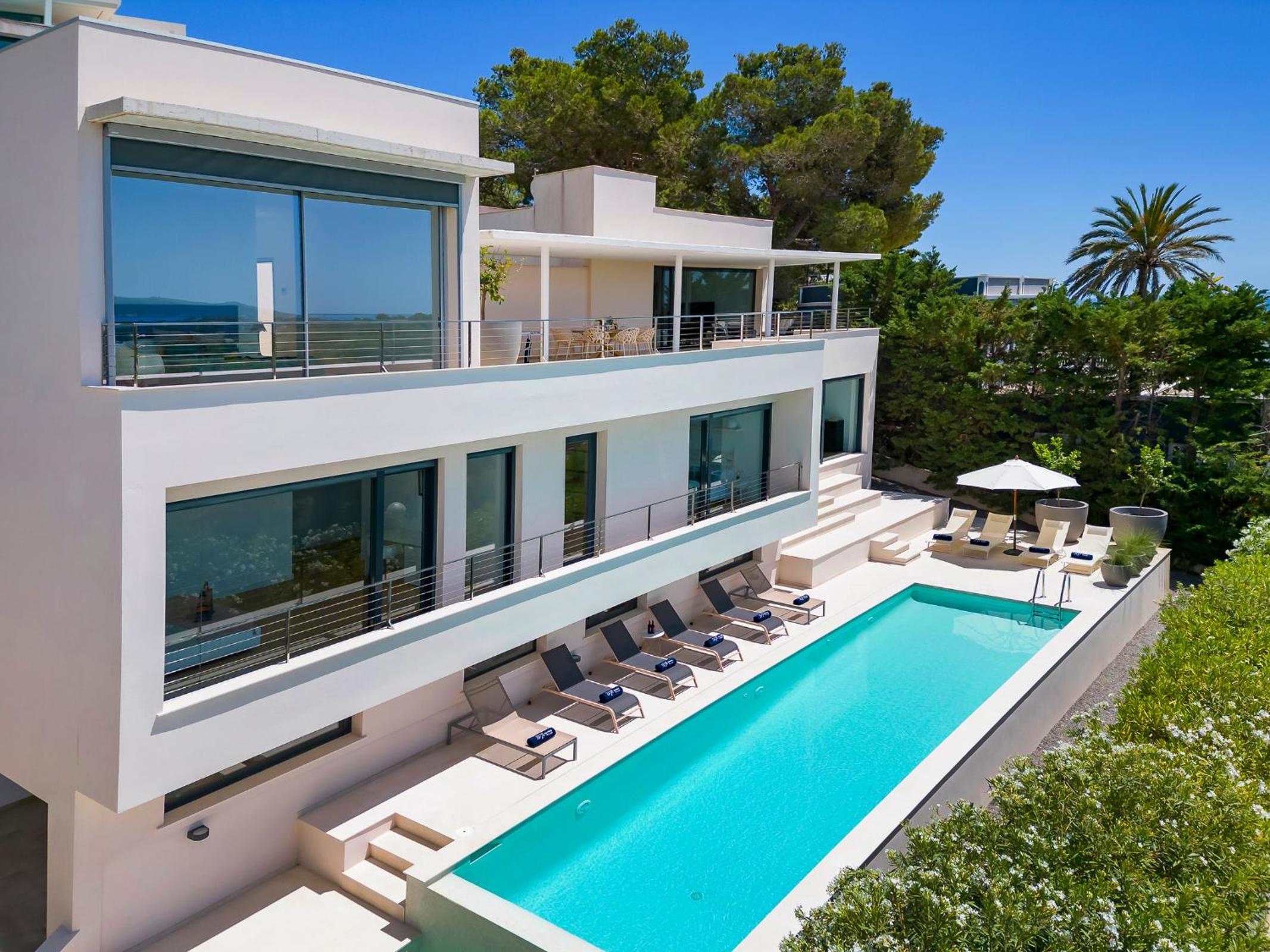 Ibiza Town Modern Villa Sleeps 10 view 5