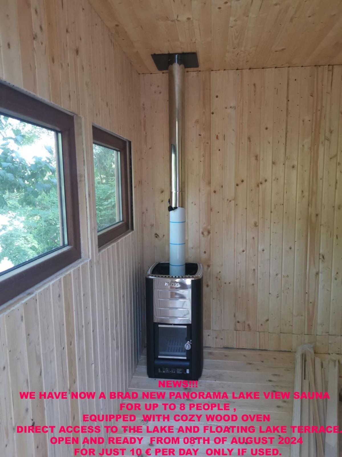 "Kod dva kestena"Warm and cozy house with lake view sauna