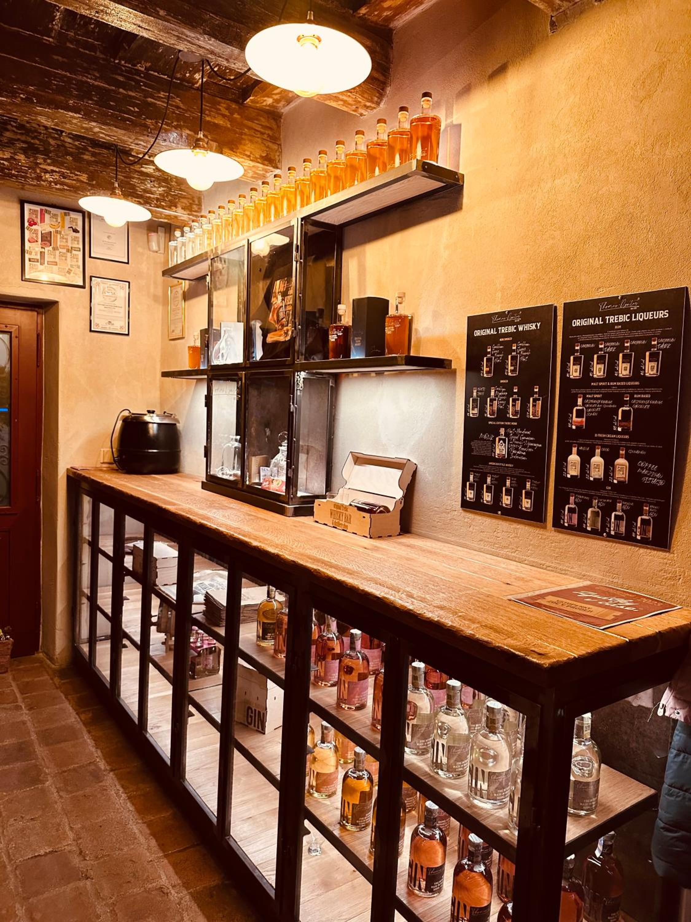 Original Trebic whisky bar Room