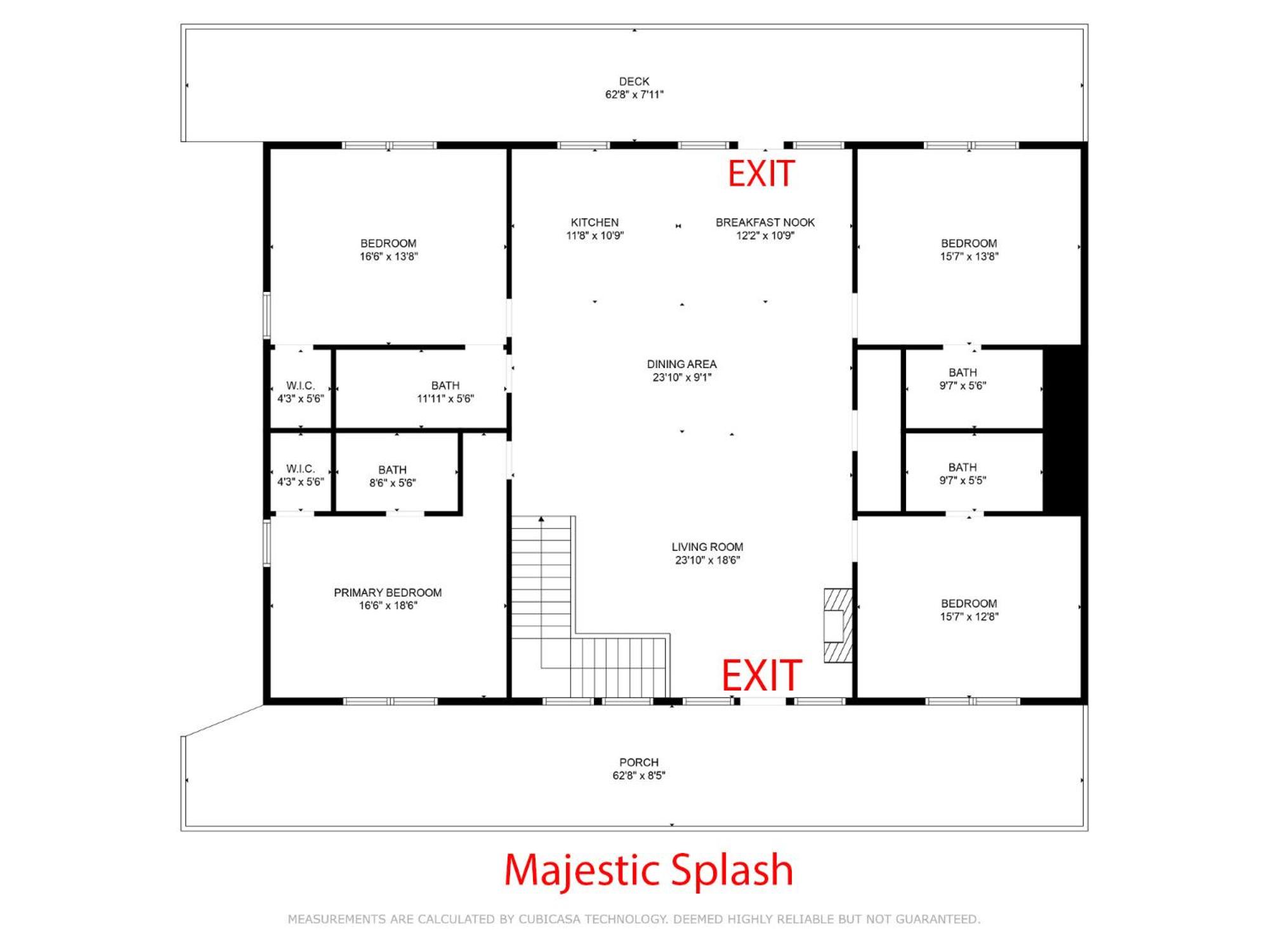 Majestic Splash-8 Bedroom, Indoor Pool, Hot Tub, 560 FREE tickets each paid day