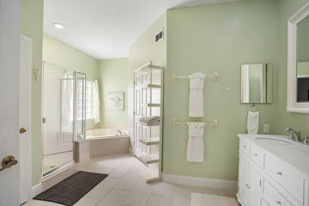 Luxury Home by Disney World & Heated Pool & Movie Room