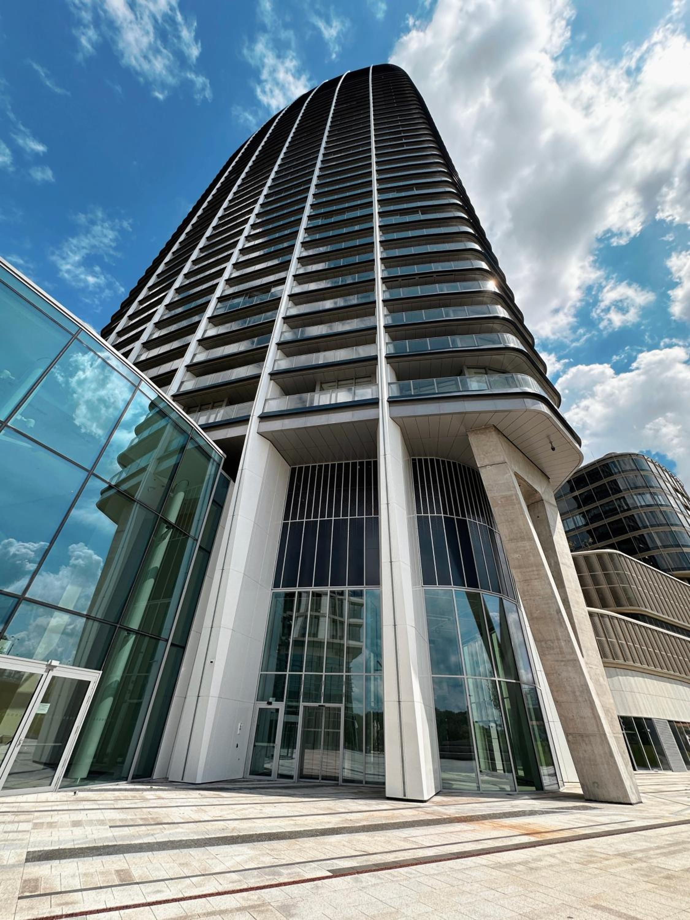 Danube river front, SKYSCRAPER Bratislava view 4