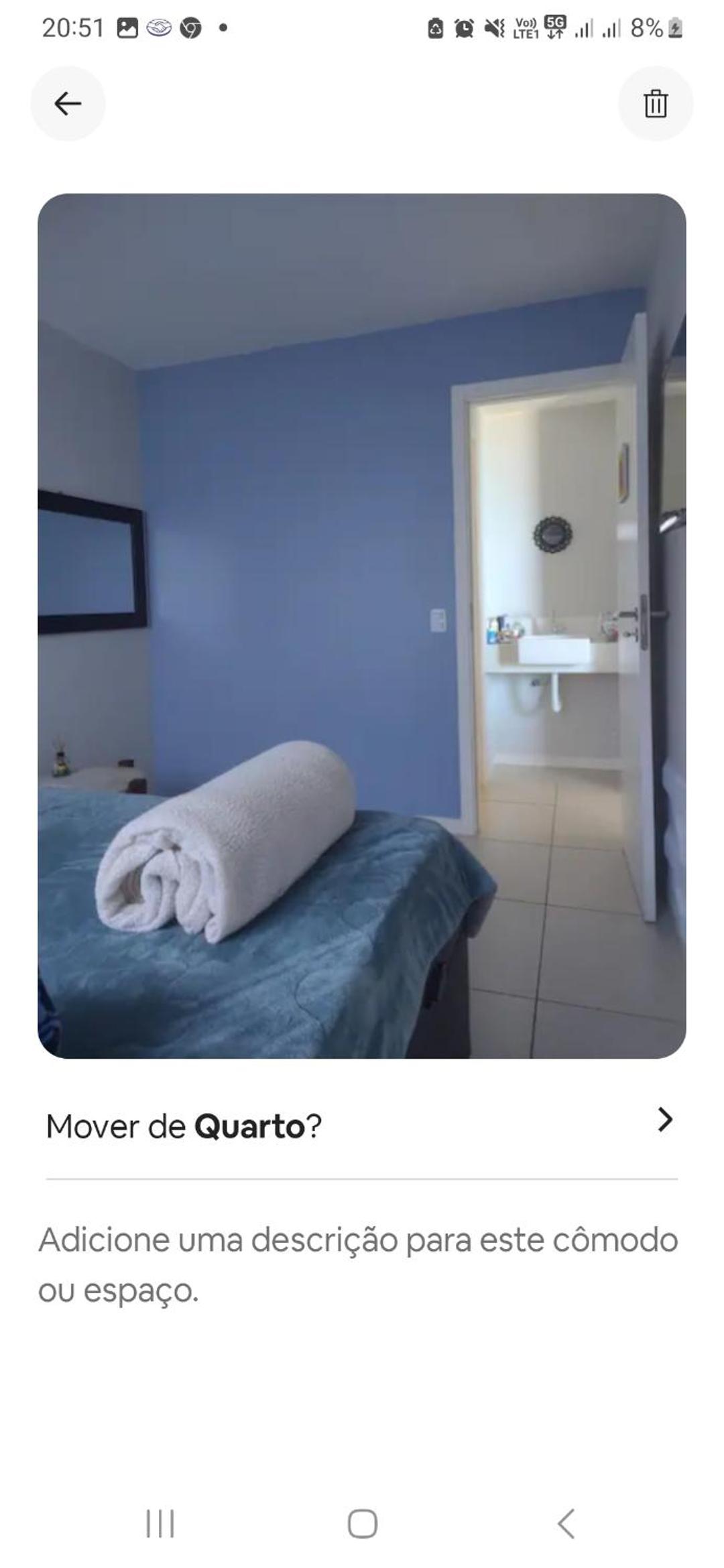 Apartamento completo com vista para o mar