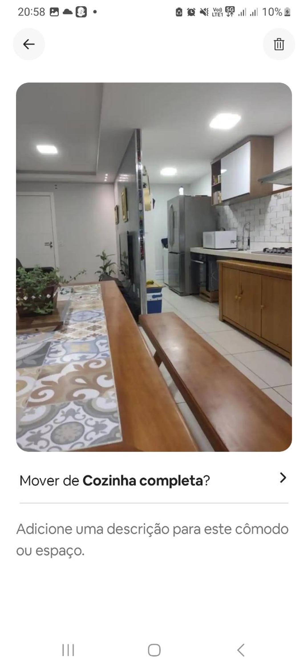 Apartamento completo com vista para o mar