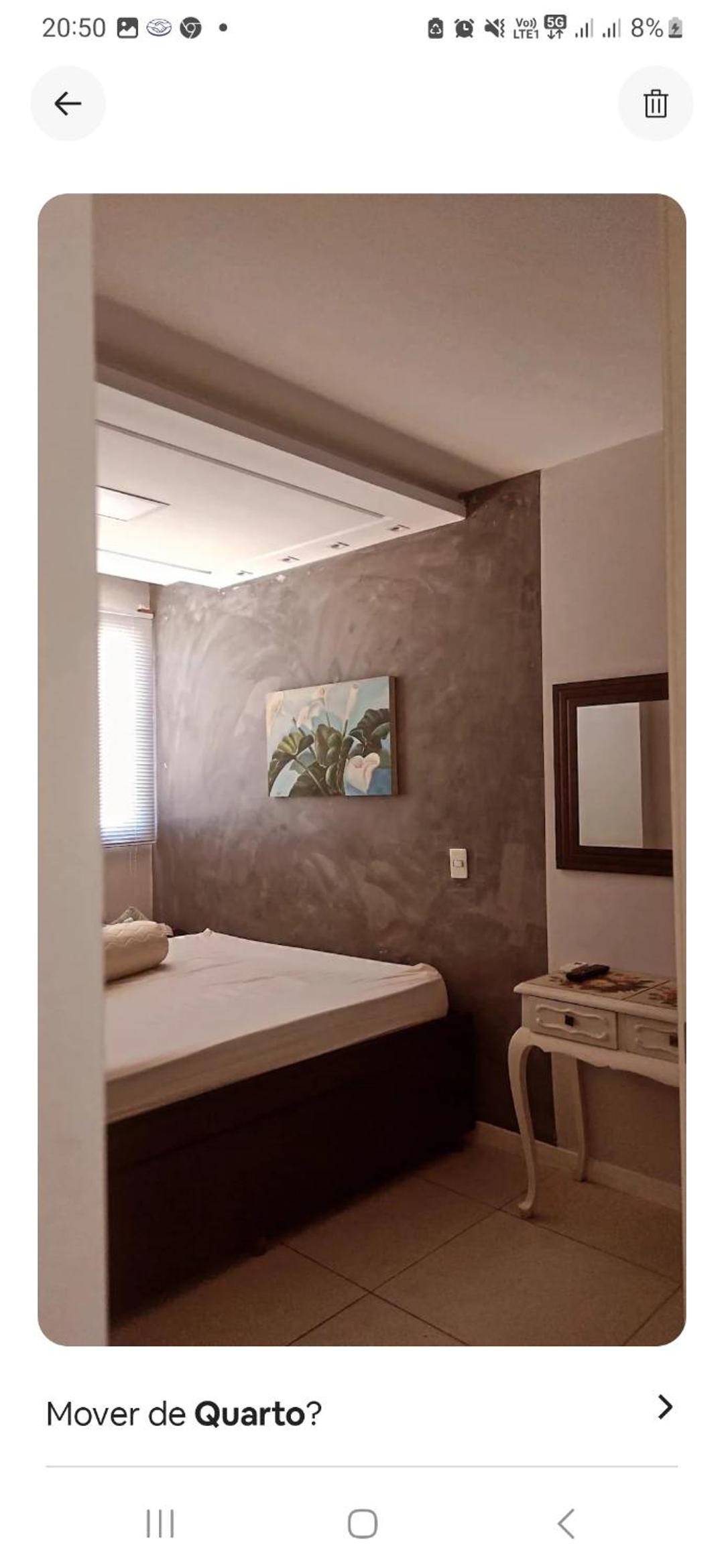 Apartamento completo com vista para o mar