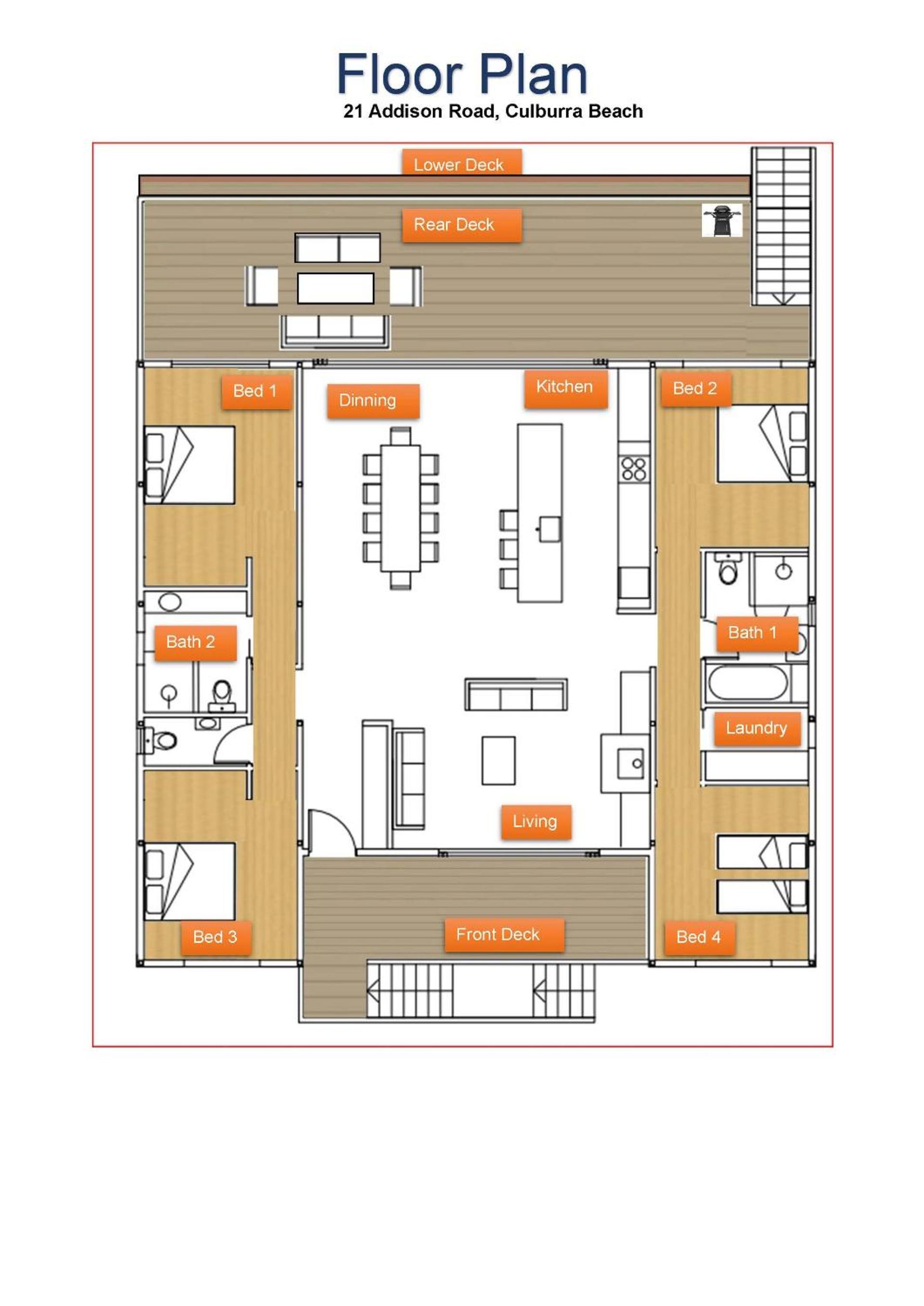 Carramar - Fireplace - Absolute Waterfront