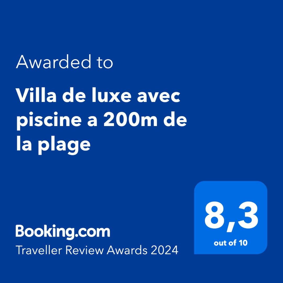 Villa de luxe avec piscine a 200m de la plage view 5