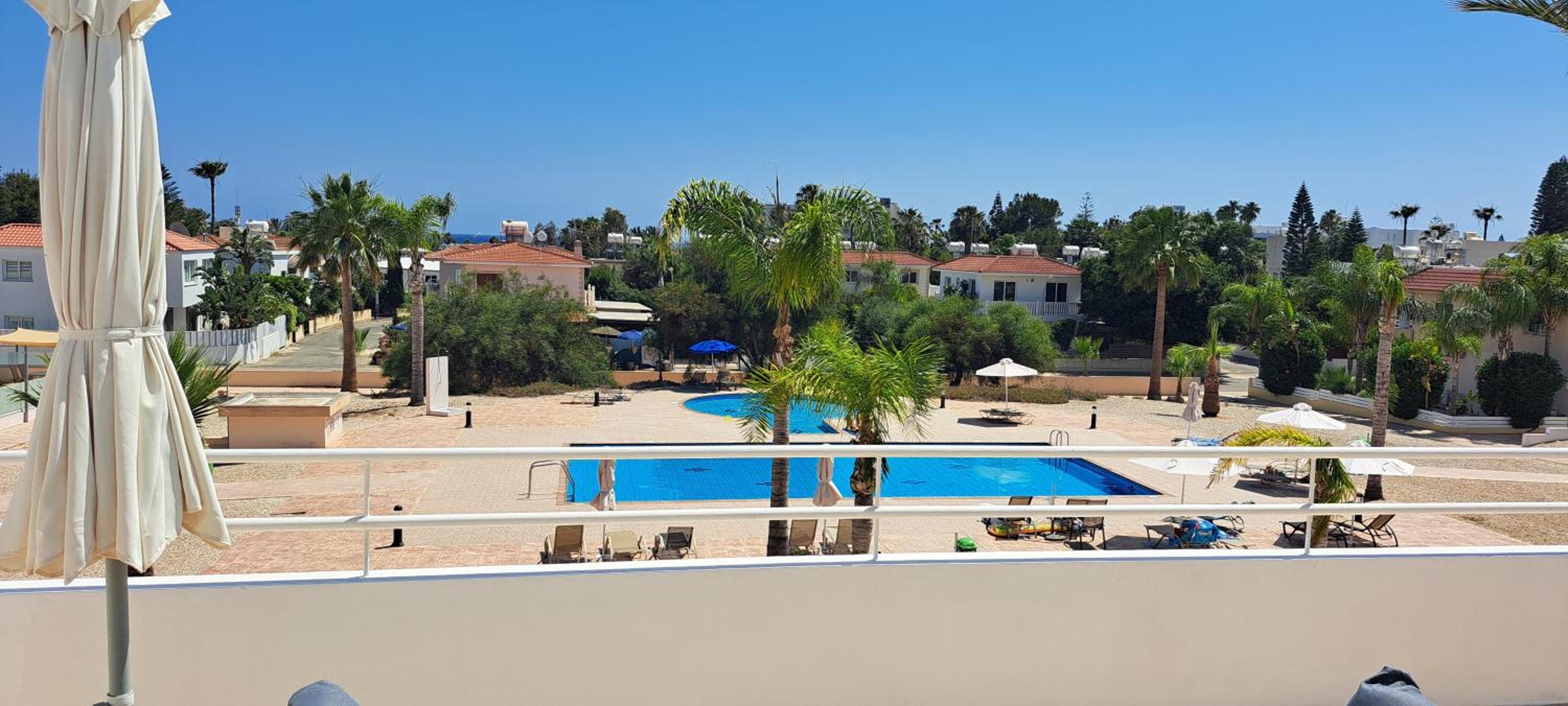 Nissi 3 Pool View 2 Bedroom Apartment with Large Veranda