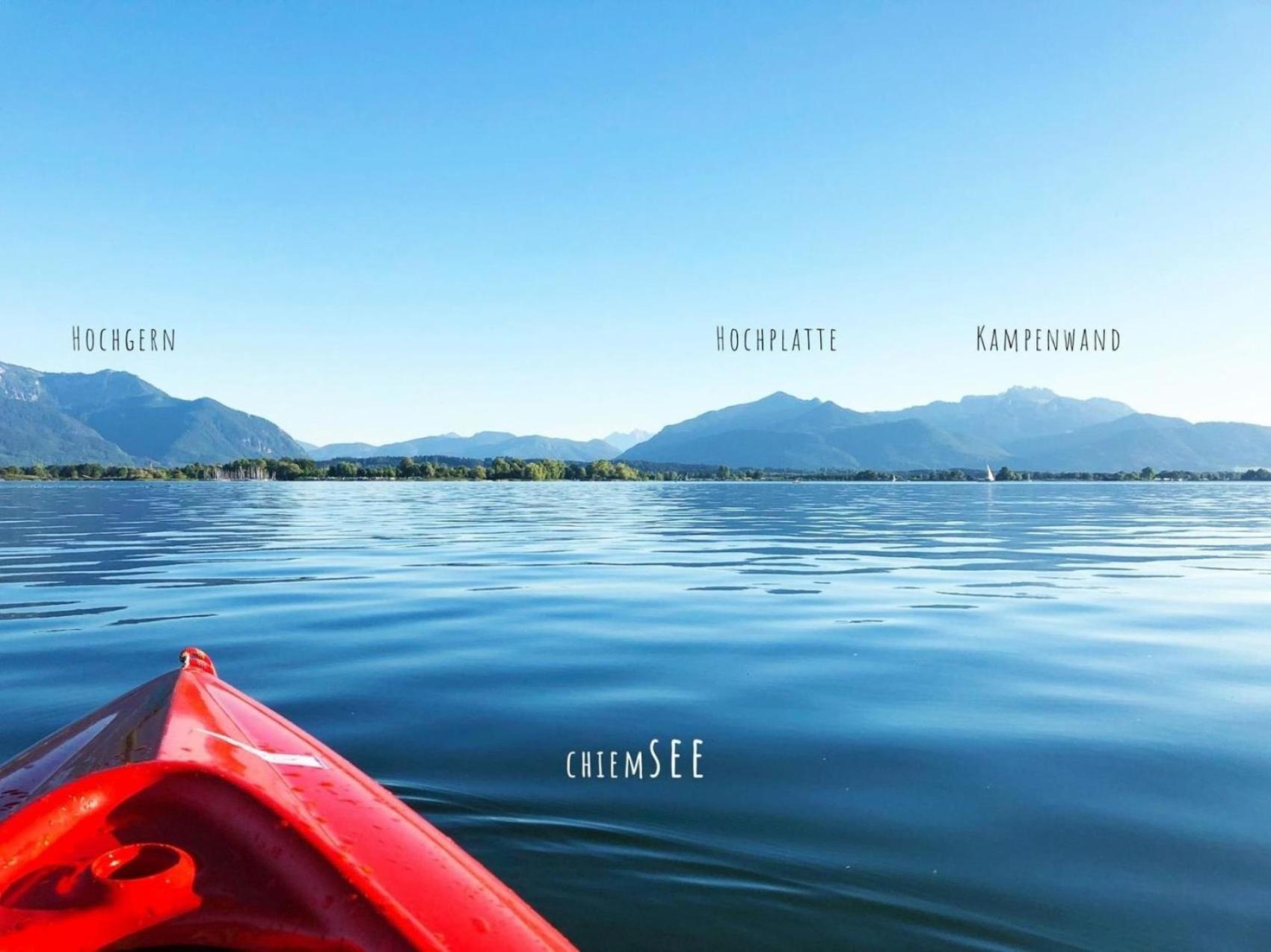 Stilvolles, gepflegtes 5Ferienloft am Chiemsee, Balkon