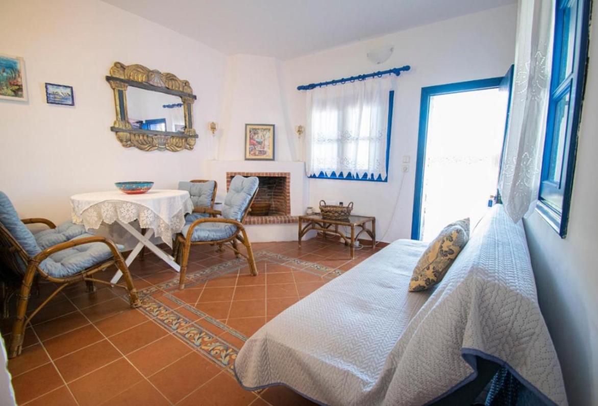 Cycladic stone house by the sea view 5