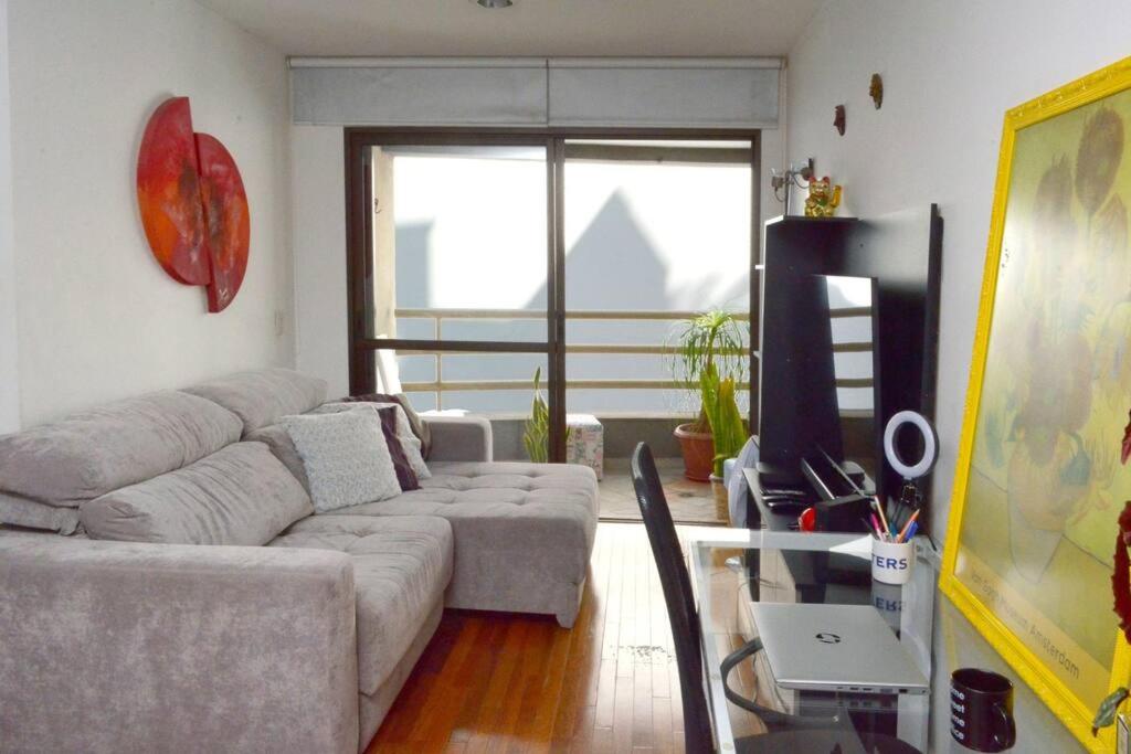 Cozy Ap 50m2, near Sirio Libanes Hosp, Paulista Ave, Rooftop Pool, Gym, AC, Free Parking