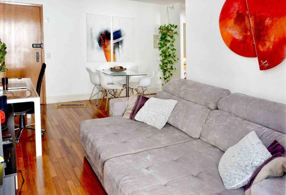 Cozy Ap 50m2, near Sirio Libanes Hosp, Paulista Ave, Rooftop Pool, Gym, AC, Free Parking