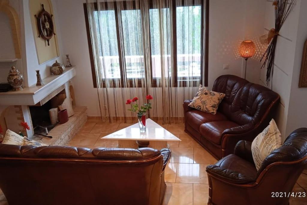 Villa Aspalathus Red, Pool and Panoramic Views to fulfil your Aegean memories