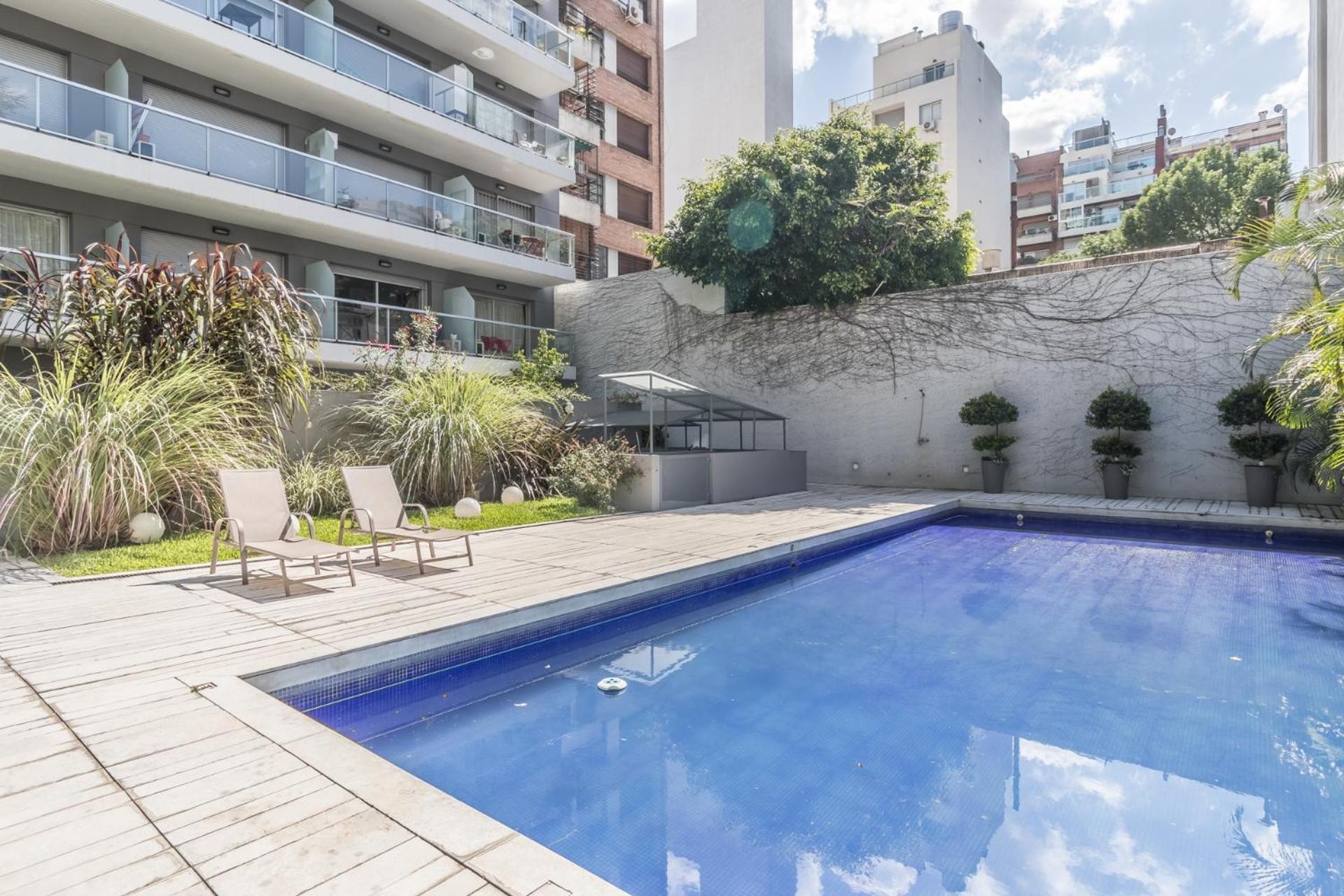 Depto con Pileta y Cochera s/c en el lugar Palermo