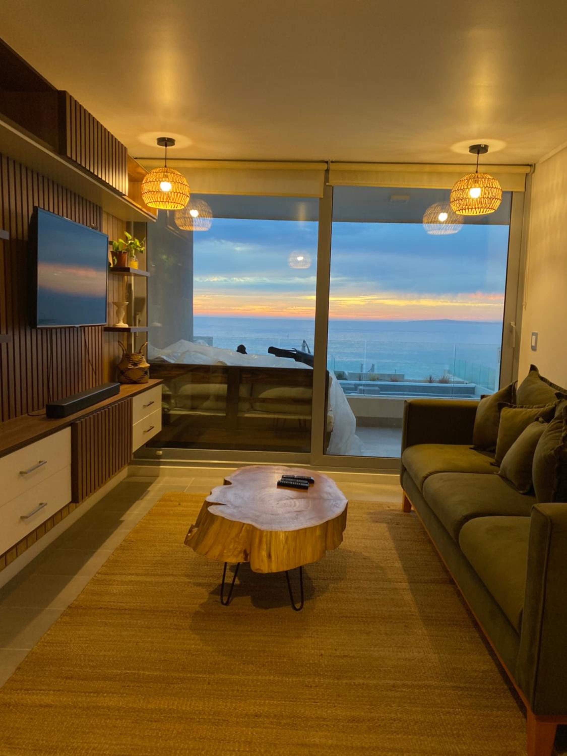 Departamento Concon con Terraza y vista al mar