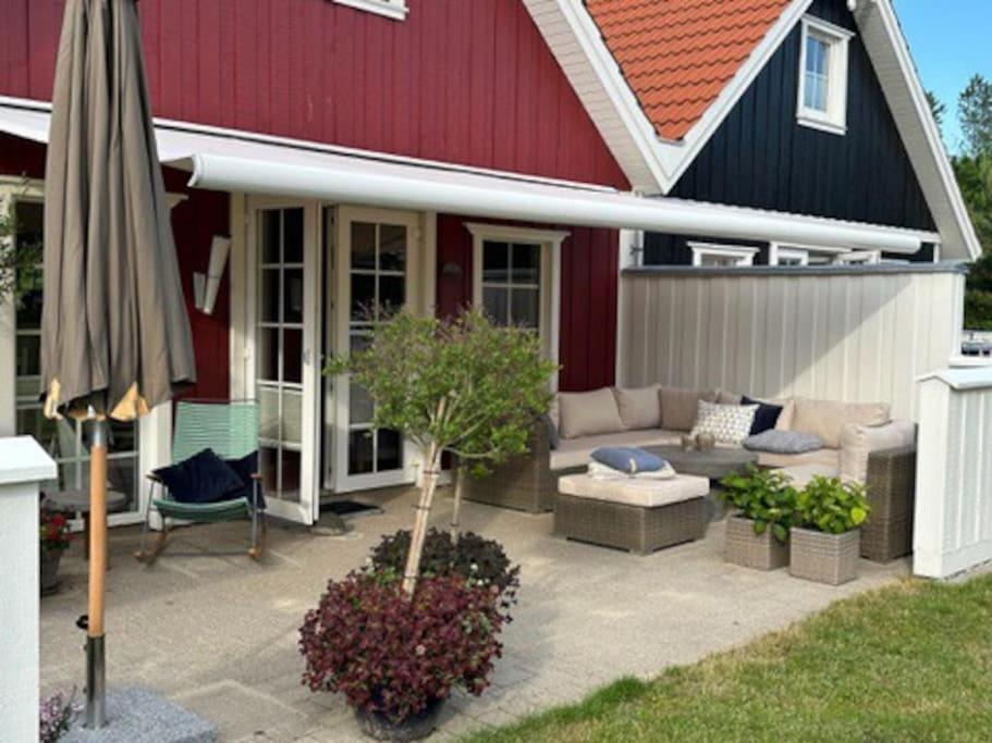 Hyggeligt sommerhus tæt på vandet i Bro Strand