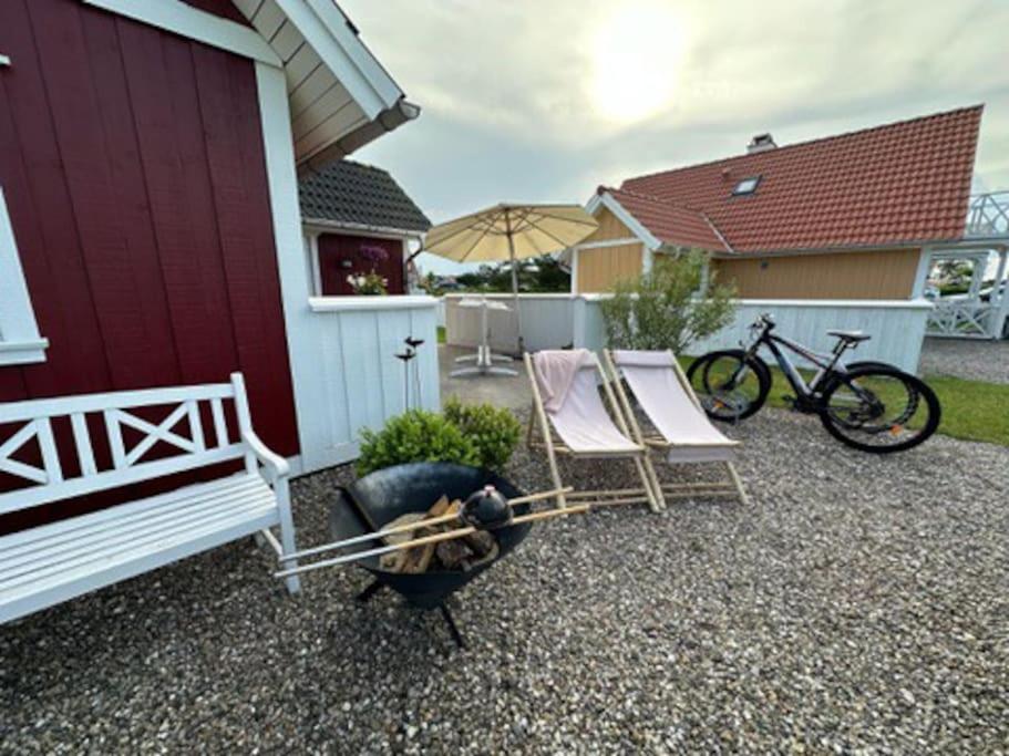 Hyggeligt sommerhus tæt på vandet i Bro Strand