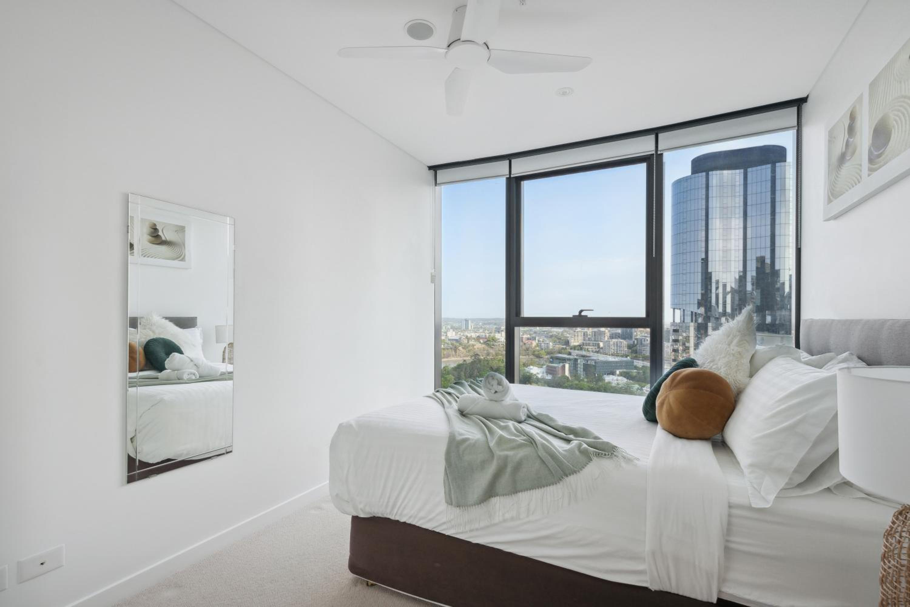 Balcony with Gardens&River views by Stylish Stays