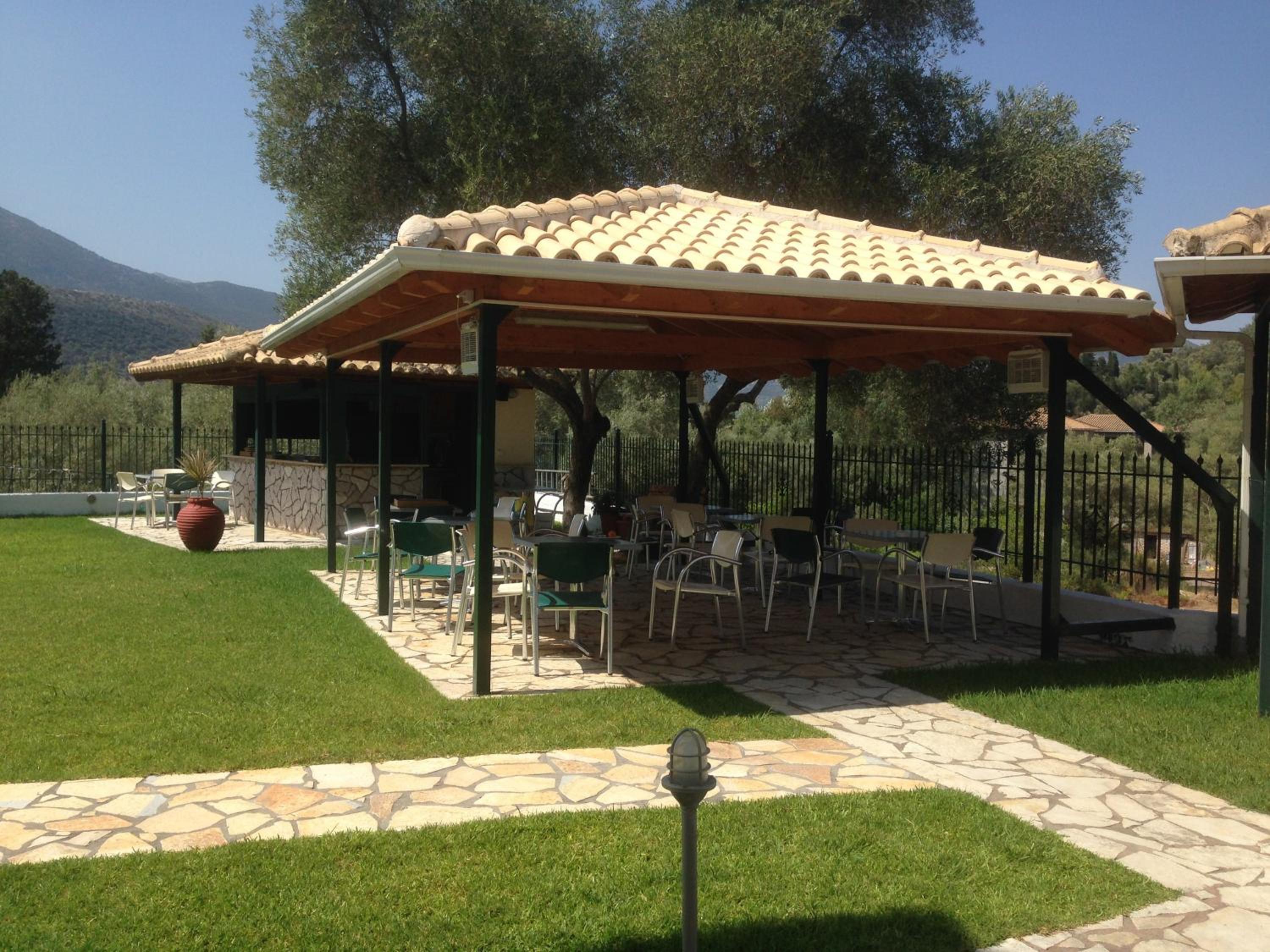 outdoor BBQ area
