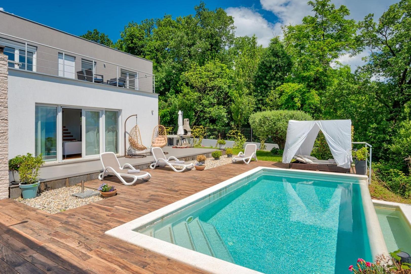 Sea view Villa Lina - with private pool, table tennis and pikado