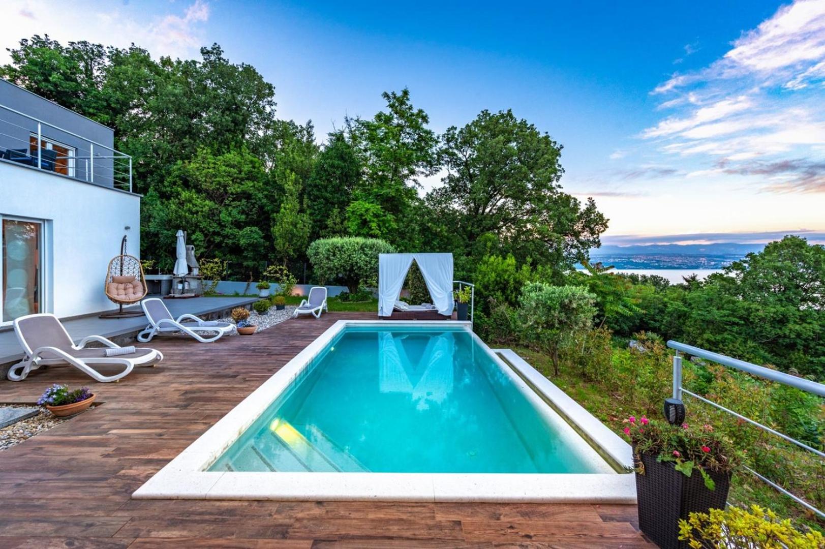 Sea view Villa Lina - with private pool, table tennis and pikado