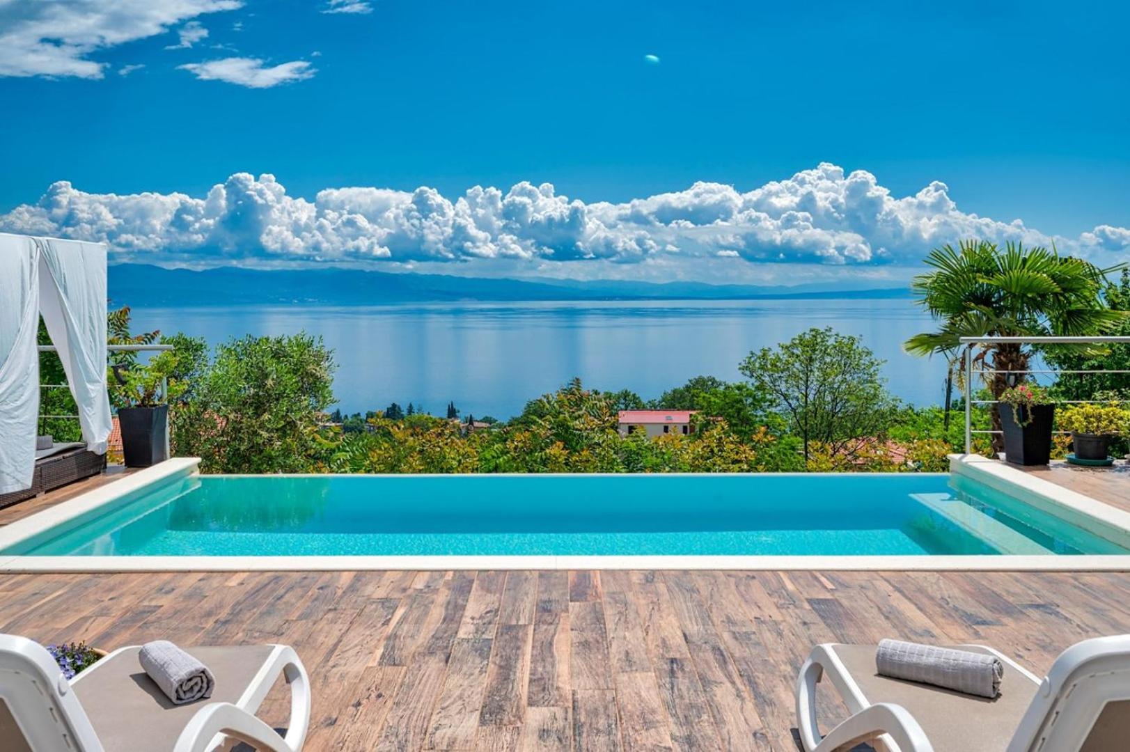 Sea view Villa Lina - with private pool, table tennis and pikado