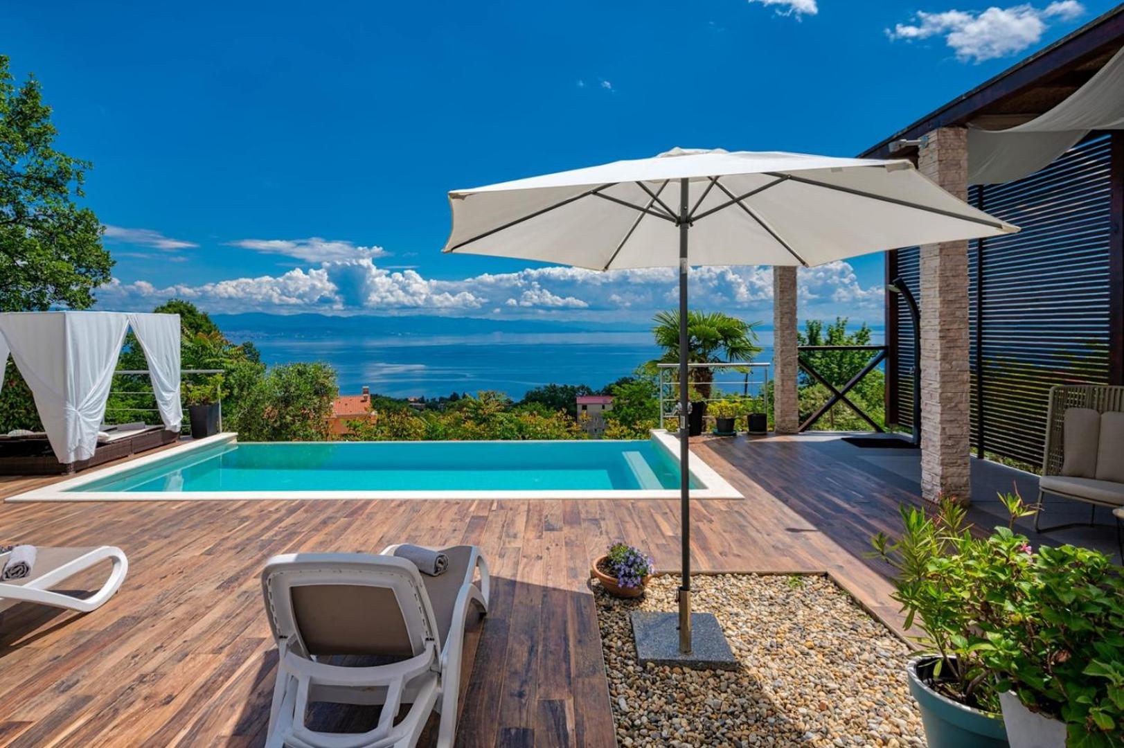 Sea view Villa Lina - with private pool, table tennis and pikado