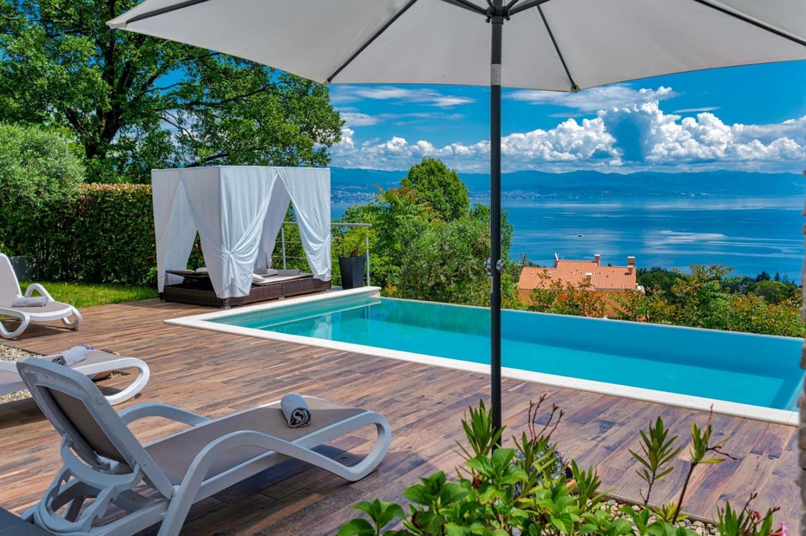 Sea view Villa Lina - with private pool, table tennis and pikado
