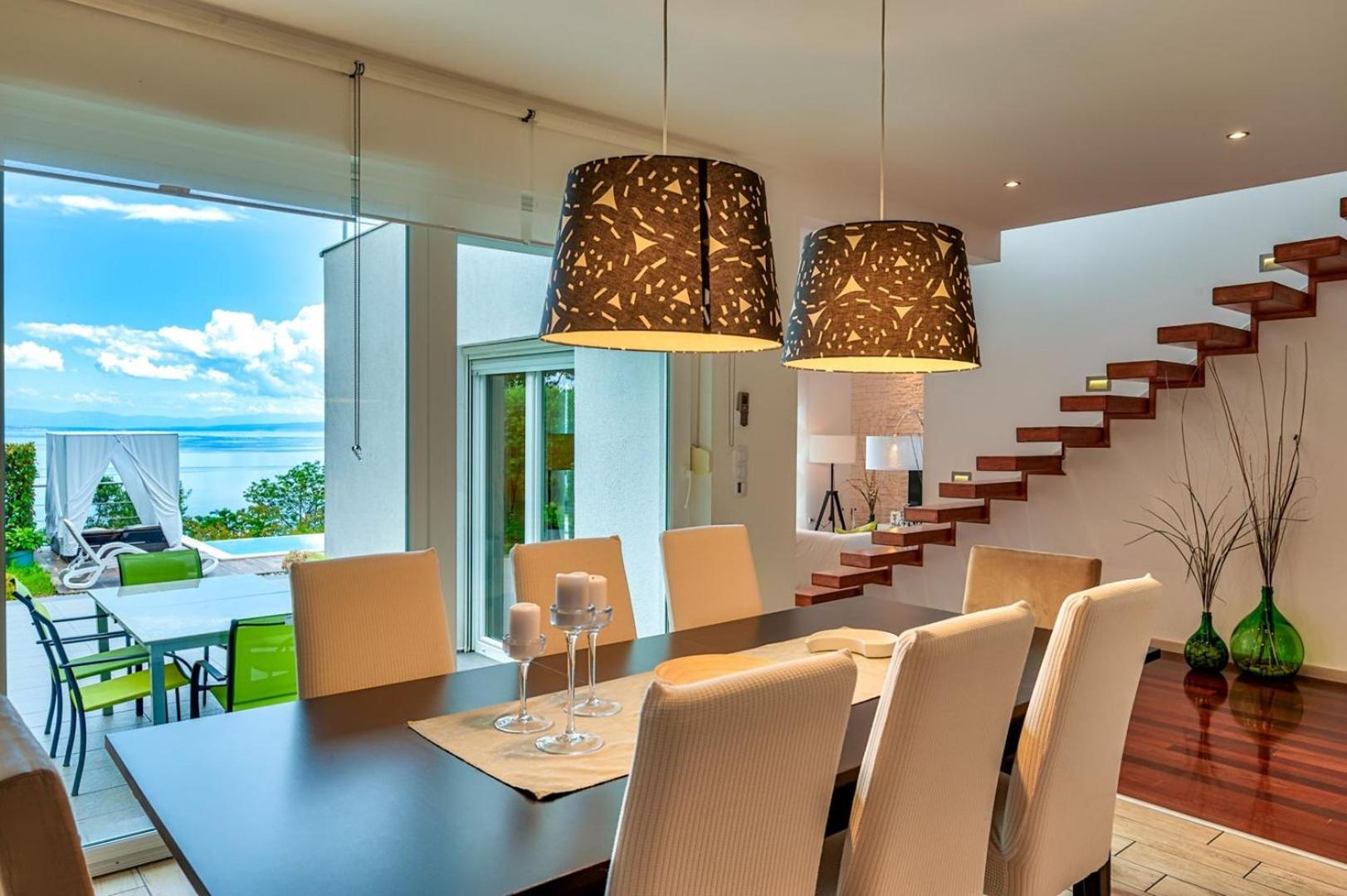 Sea view Villa Lina - with private pool, table tennis and pikado
