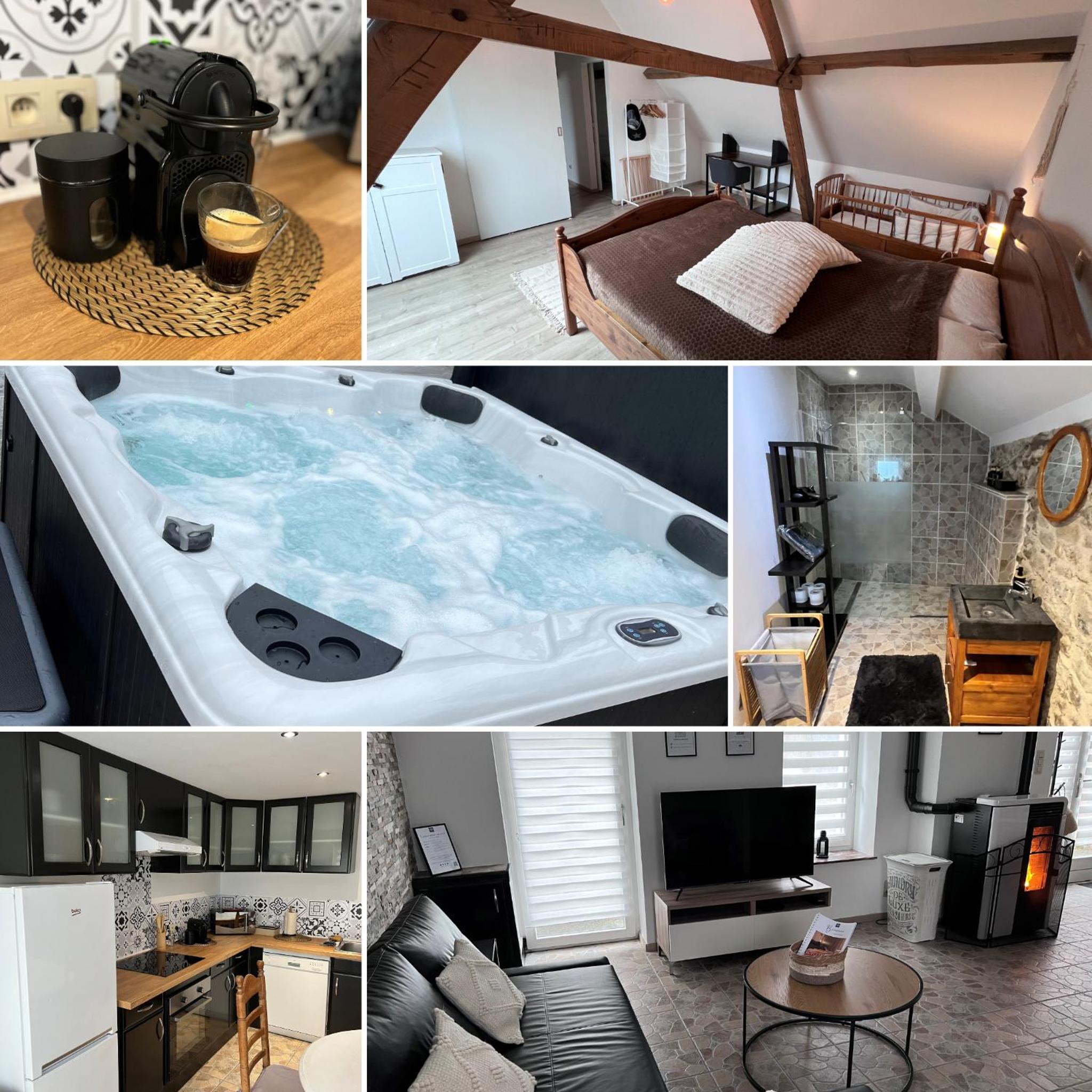 Gîte Rubis - JACUZZI - Pairi Daiza - 6 pers