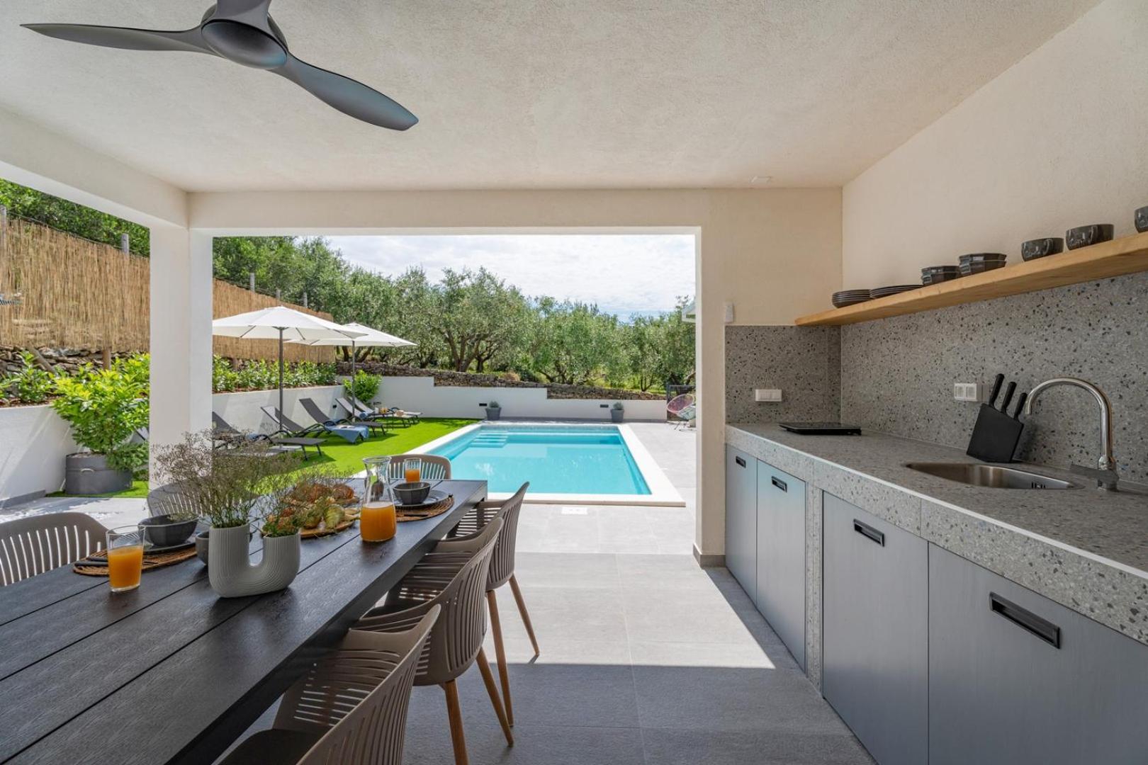 Apartment Gironi with Pool, Jacuzzi