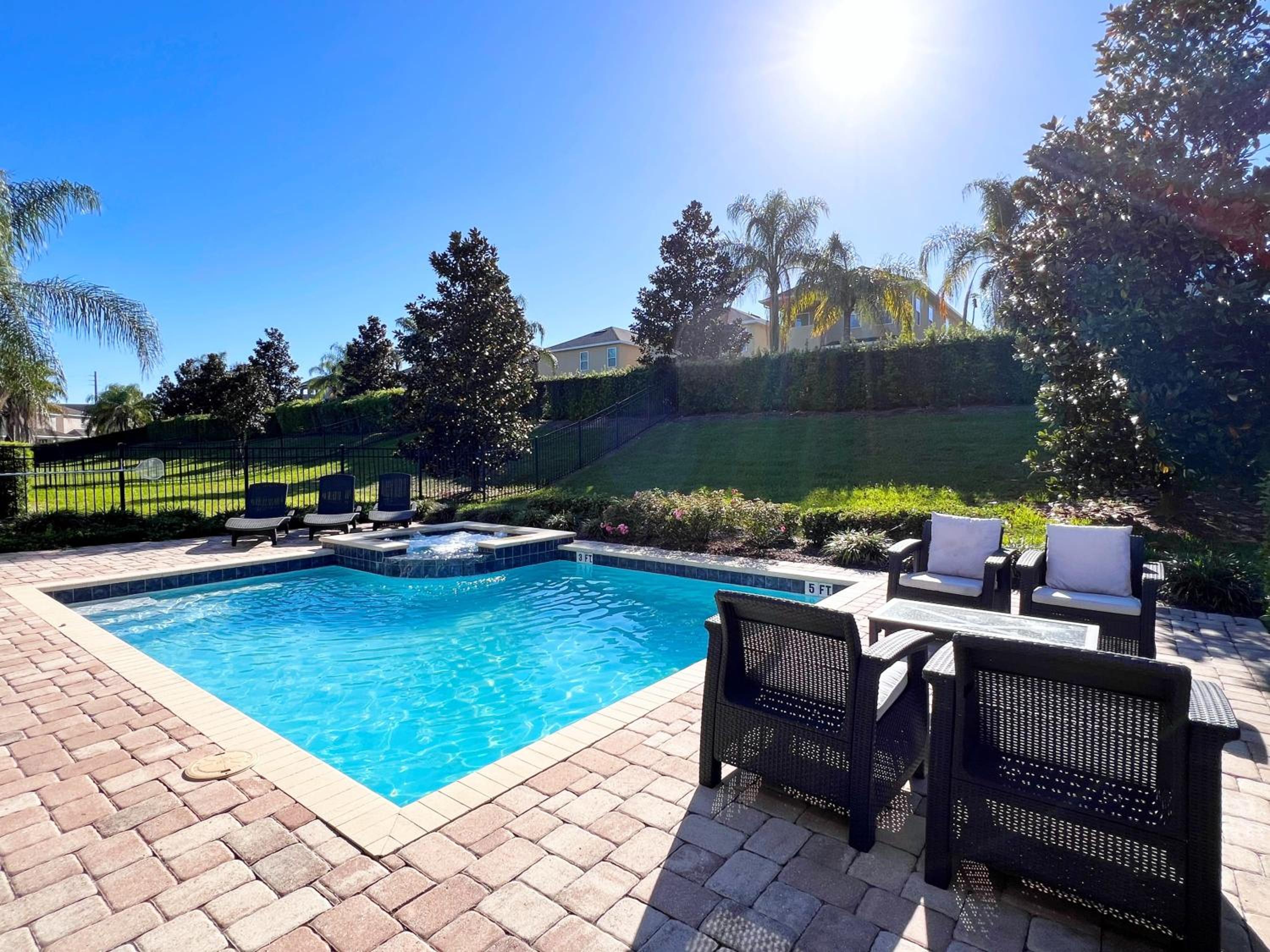 Gorgeous 9 Bed Pool Home with Game Room-7504MA