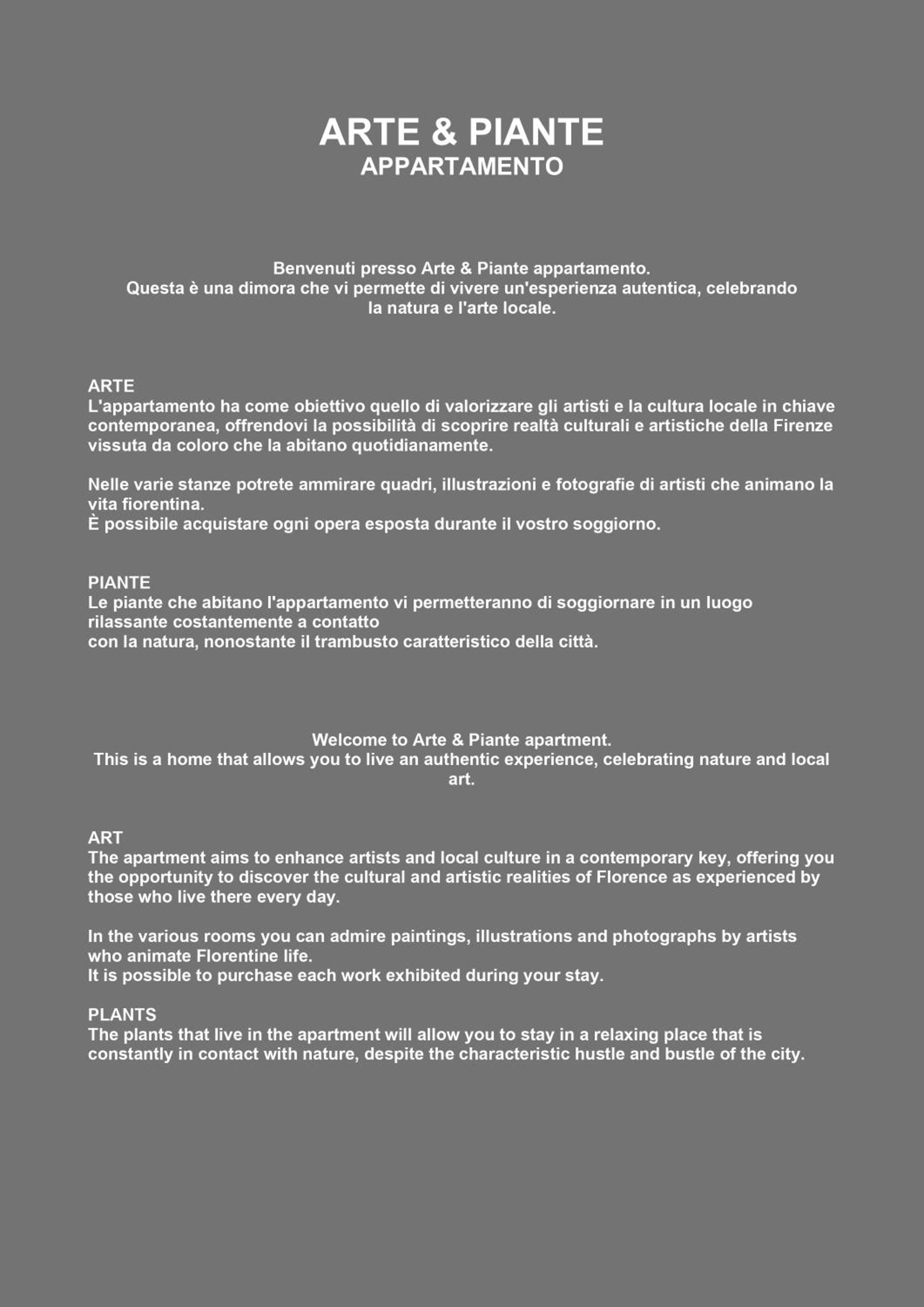 Arte & Piante Appartamento
