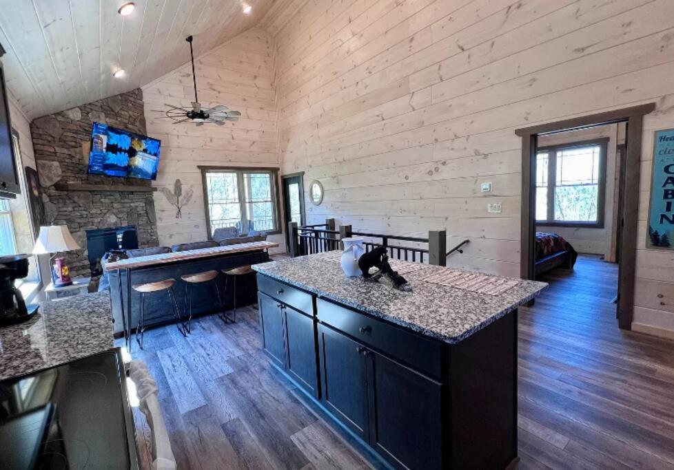 Newly Built 2bed 3bath Cabin w Stunning Mountain Views view 3