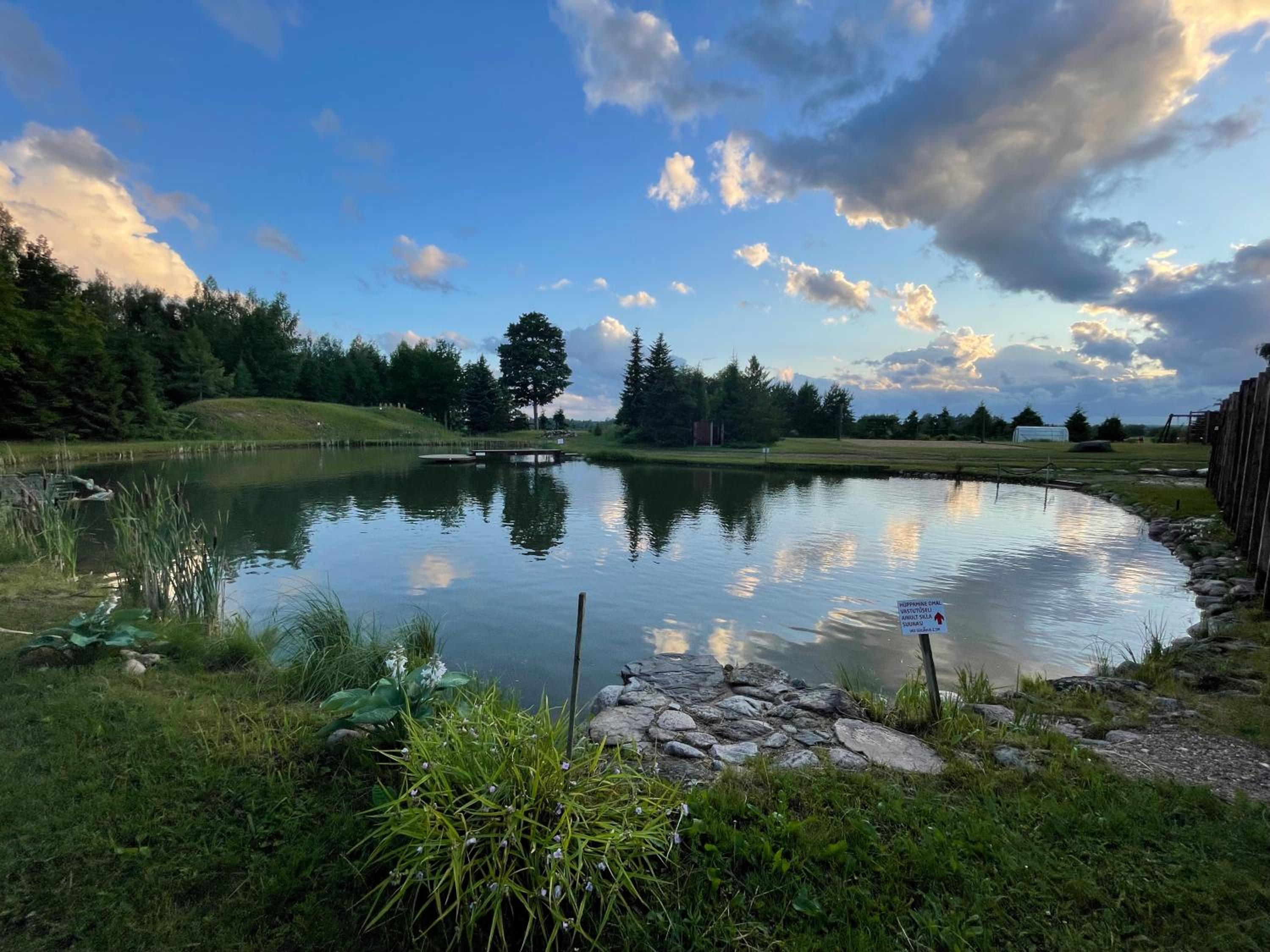 Loghouse by the lake