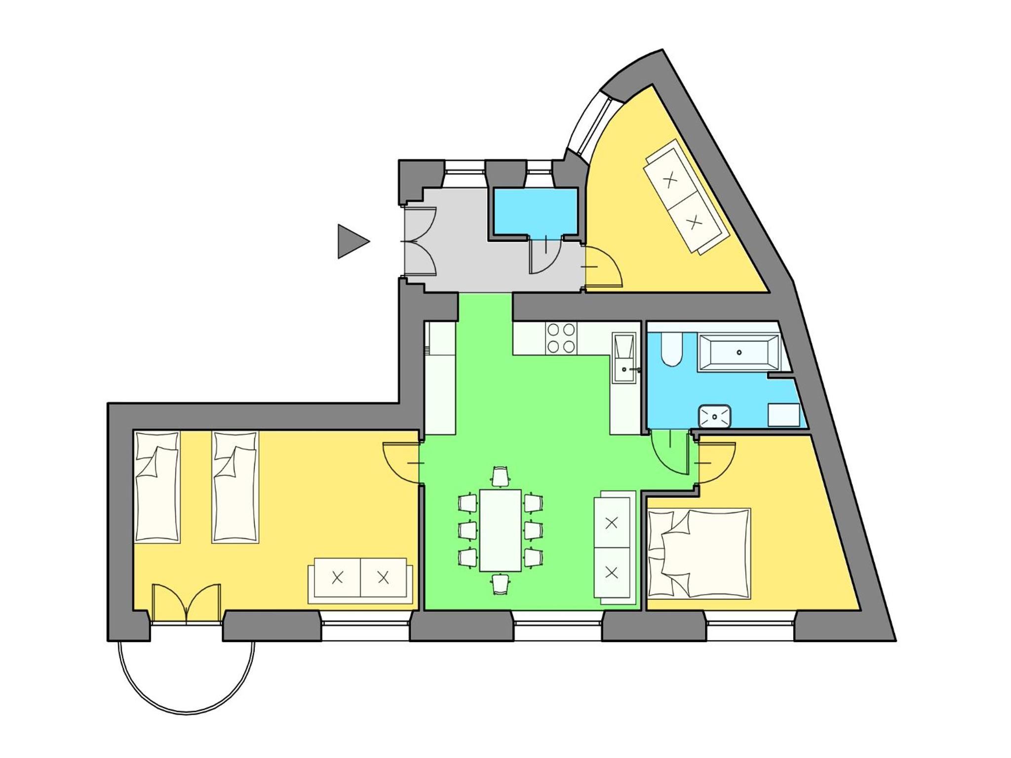 3D Royal Castle Apartament