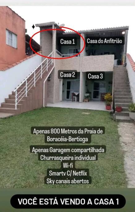 Casa 1 Individual em Bertioga Litoral Norte SP