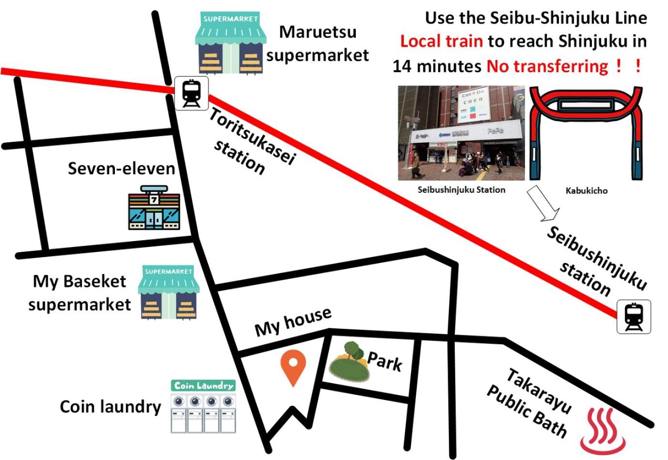Family or Business Travel 20 percent OFF丨200 sqm 丨 14 min to Shinjuku 丨Century-Old Japanese Garden 丨3 Parking Spaces丨4 Bedrooms