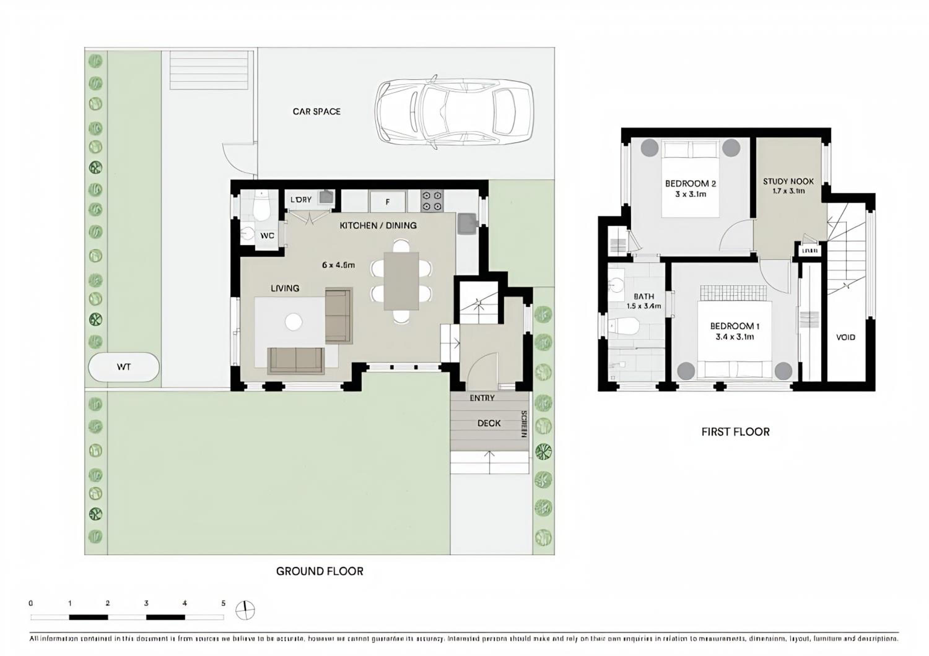 Stunning, modern, two-story detached townhouse