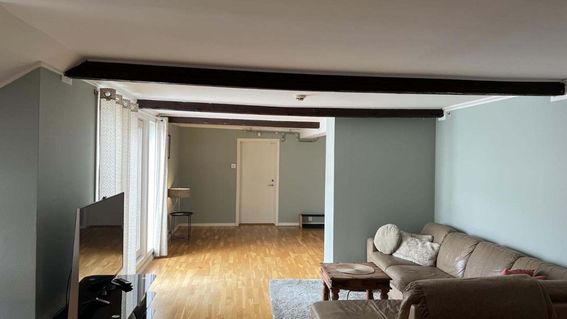 Loftsleilighet i gågate view 5