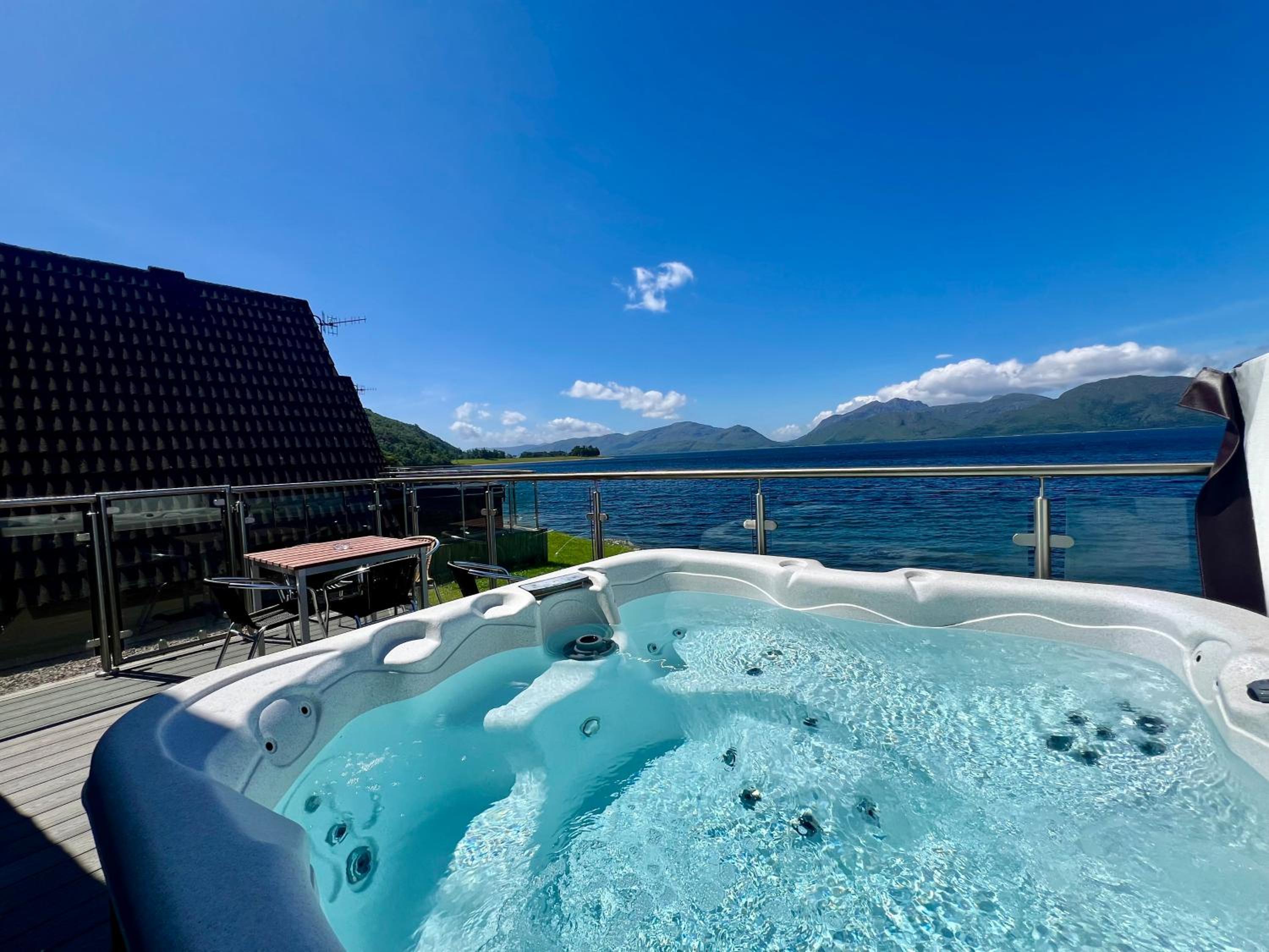 Loch Linnhe Waterfront Lodges with Hot Tubs view 2