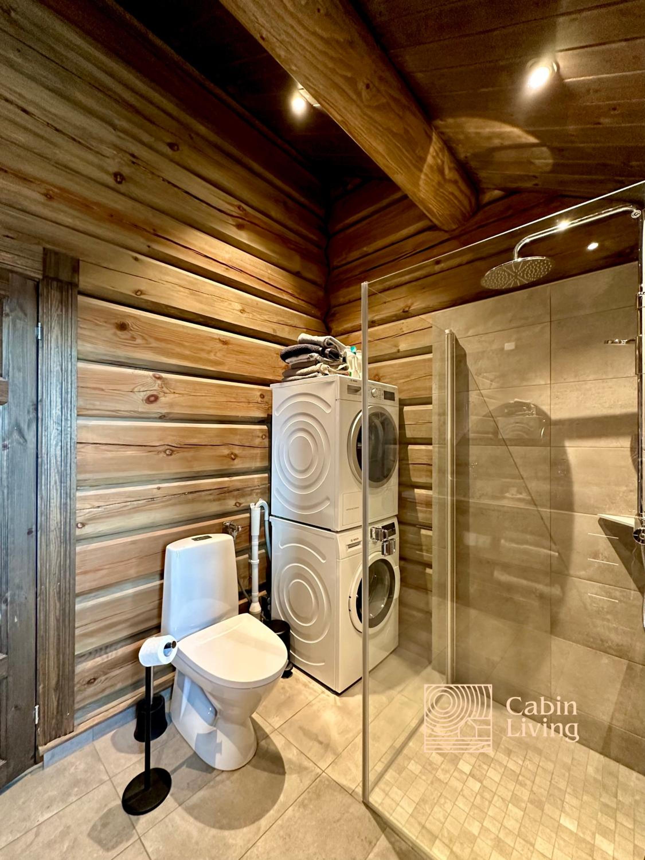 New log cabin with sauna, waxing shed & bench at Sjusjøen