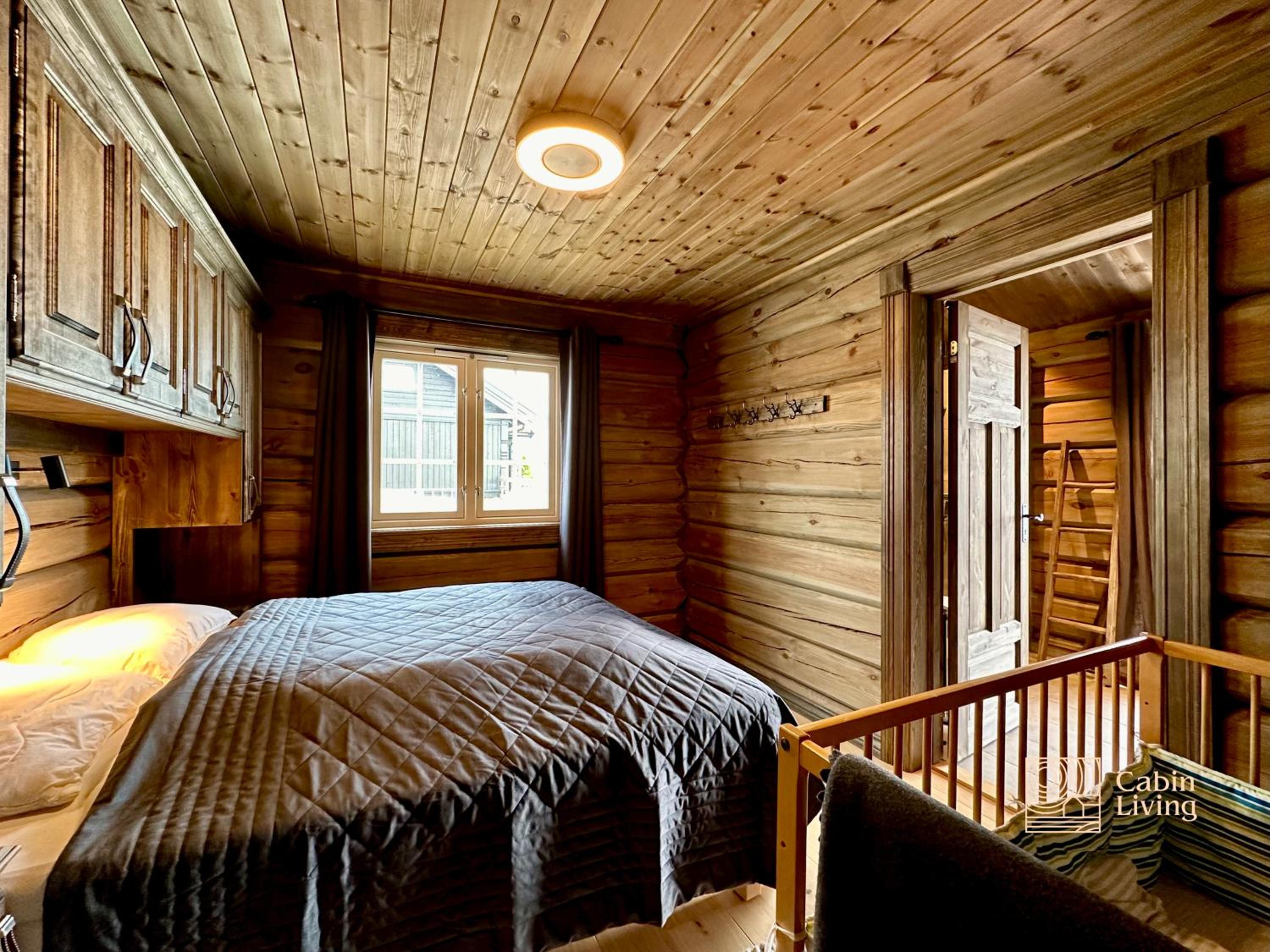 New log cabin with sauna, waxing shed & bench at Sjusjøen