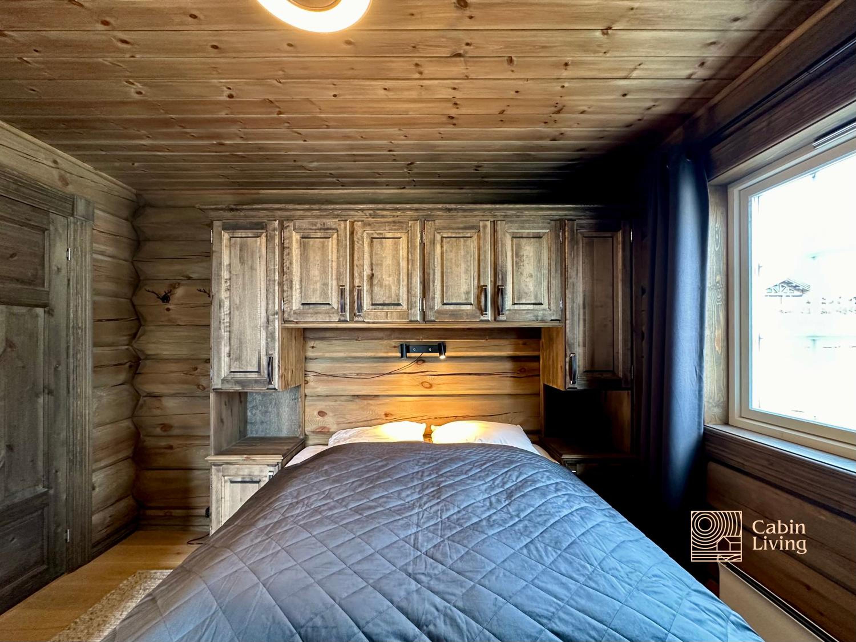 New log cabin with sauna, waxing shed & bench at Sjusjøen